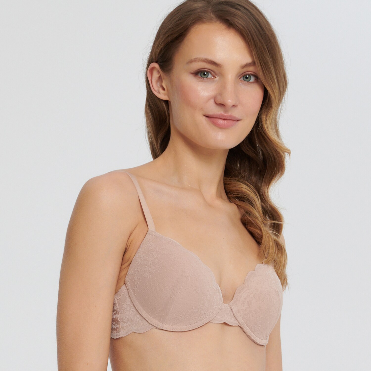 Sinsay - Sutien push-up - Ivory