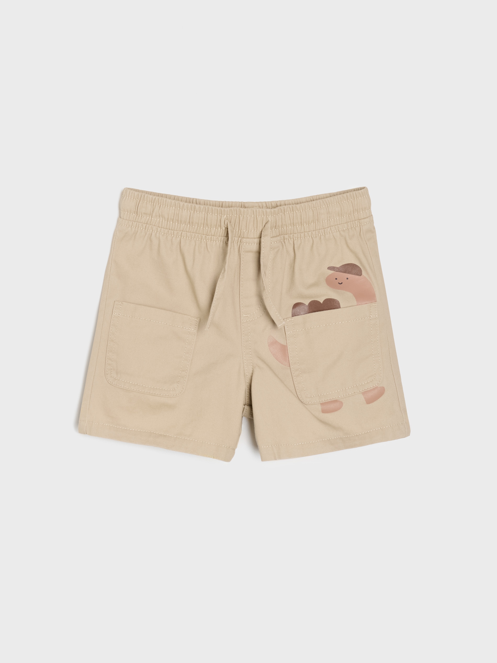 Sinsay - Szorty jeansowe - beżowy