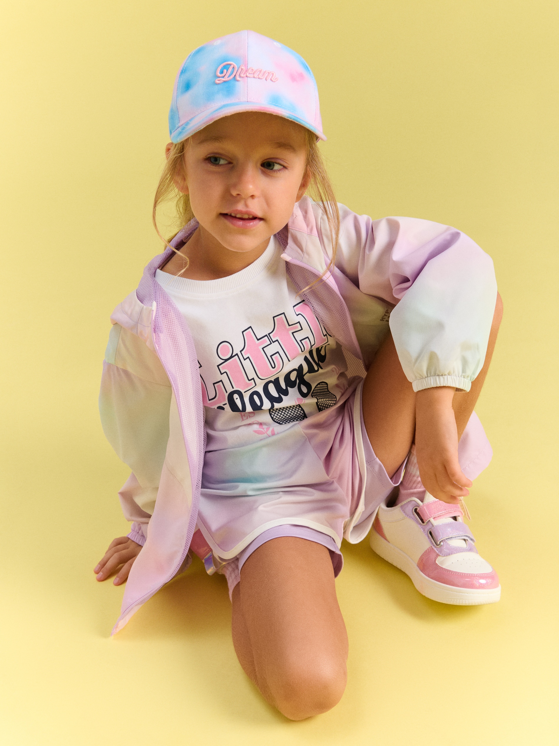 Sinsay - Kurtka z kapturem z motywem ombre Active - wielobarwny