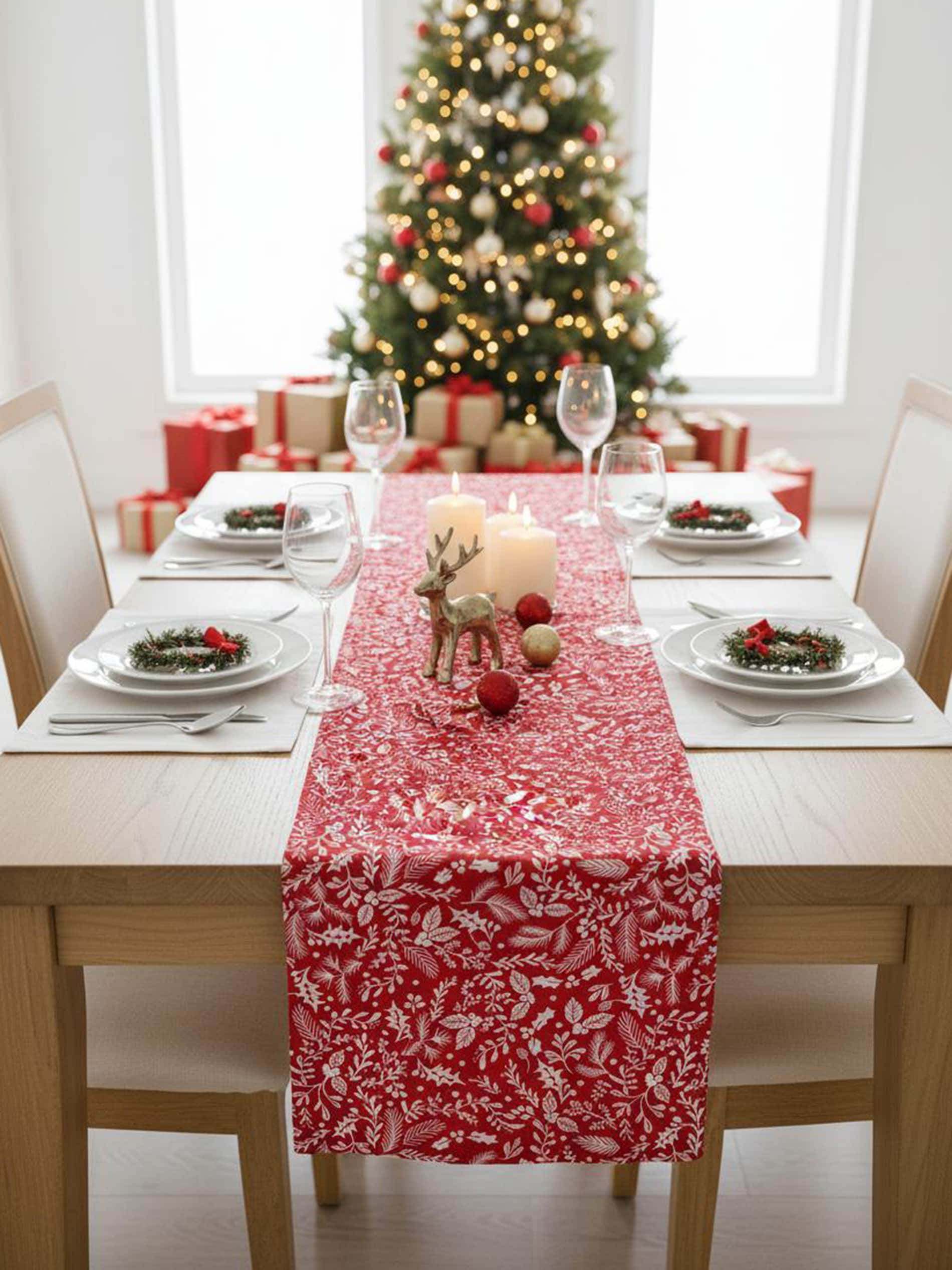 Sinsay - Τραβέρσα τραπεζιού με γιορτινό θέμα - κοκκινο φωτογραφία