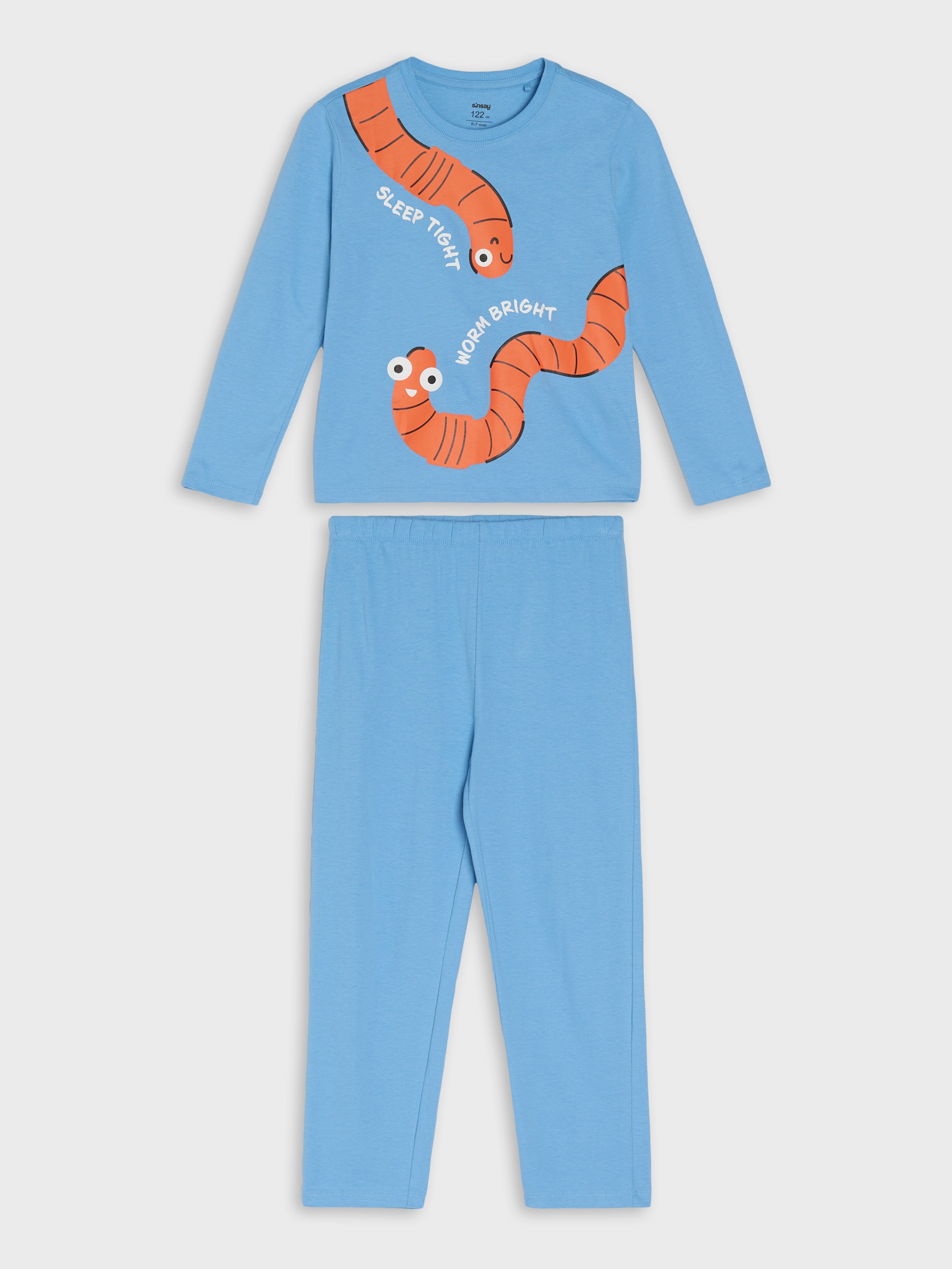 Sinsay - Piżama dwuczęściowa - niebieski