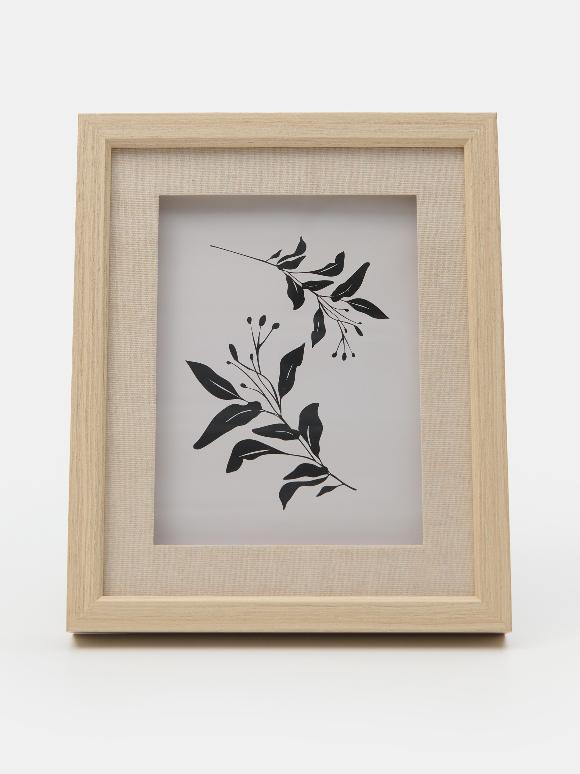 Sinsay - Κορνίζα με graphic τύπωμα - μπεζ φωτογραφία