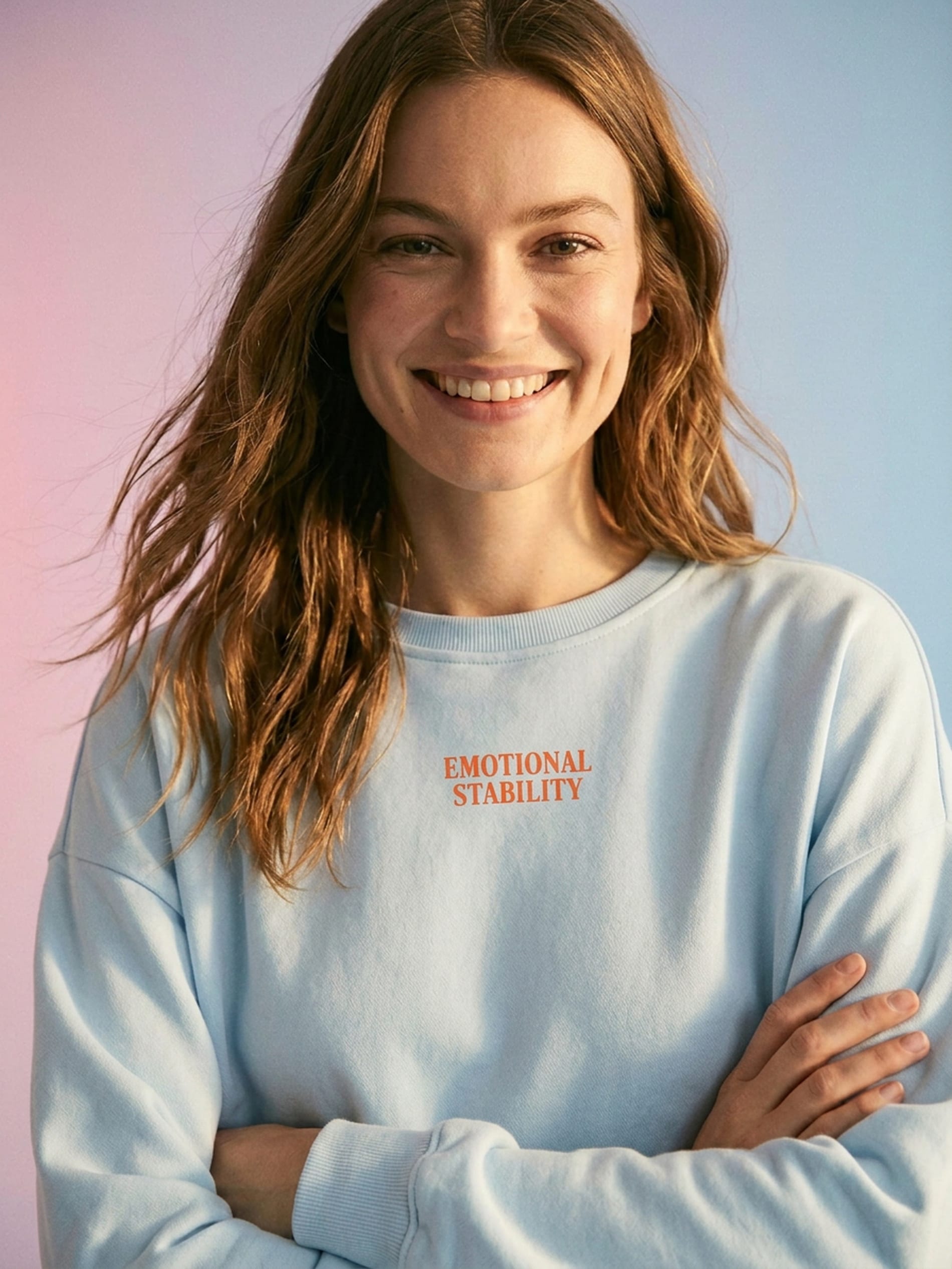 Bluza z napisem Emotional Stability
