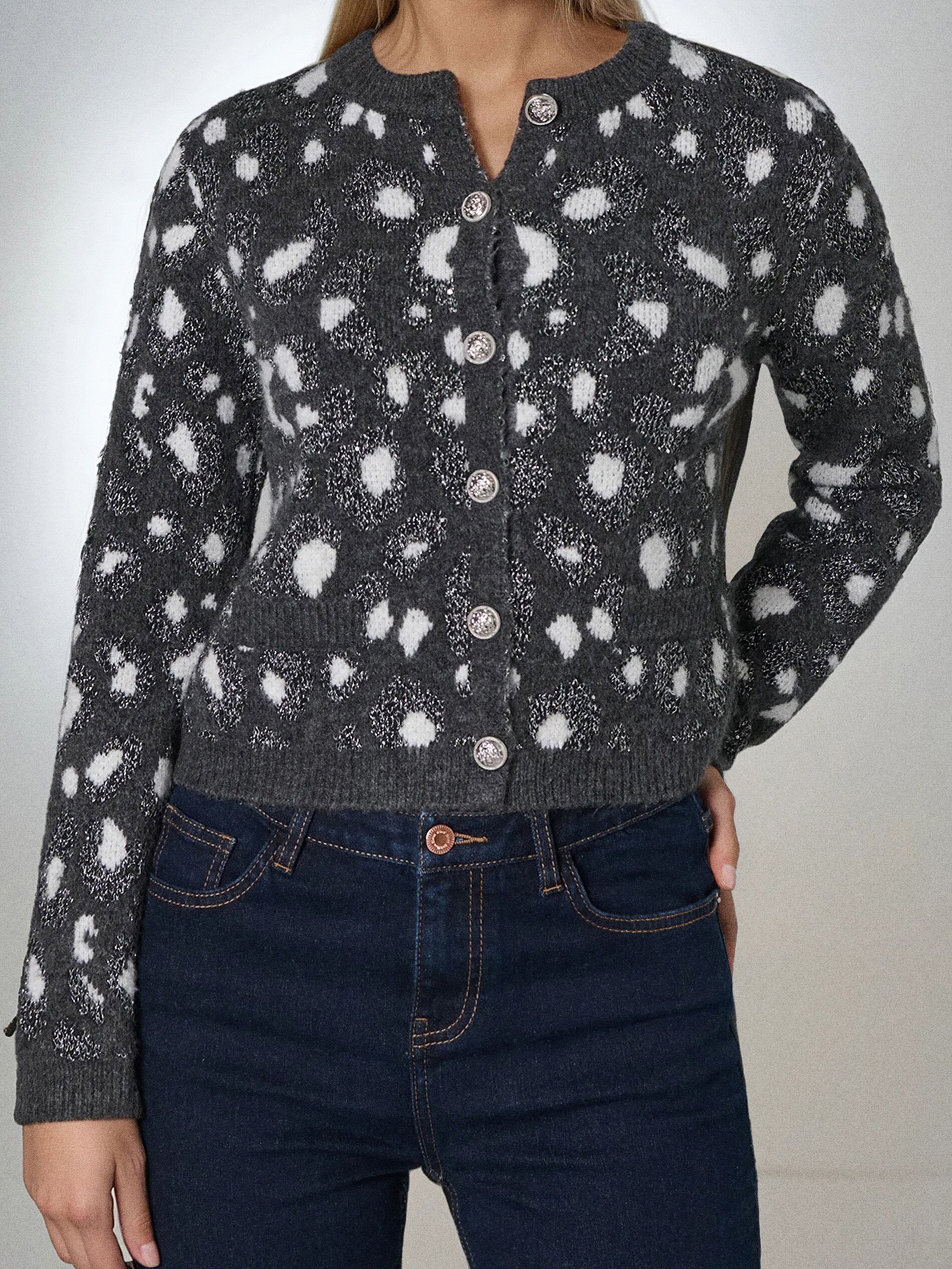 Sinsay - Καρντιγκάν με σχέδιο - πολυχρωμο φωτογραφία