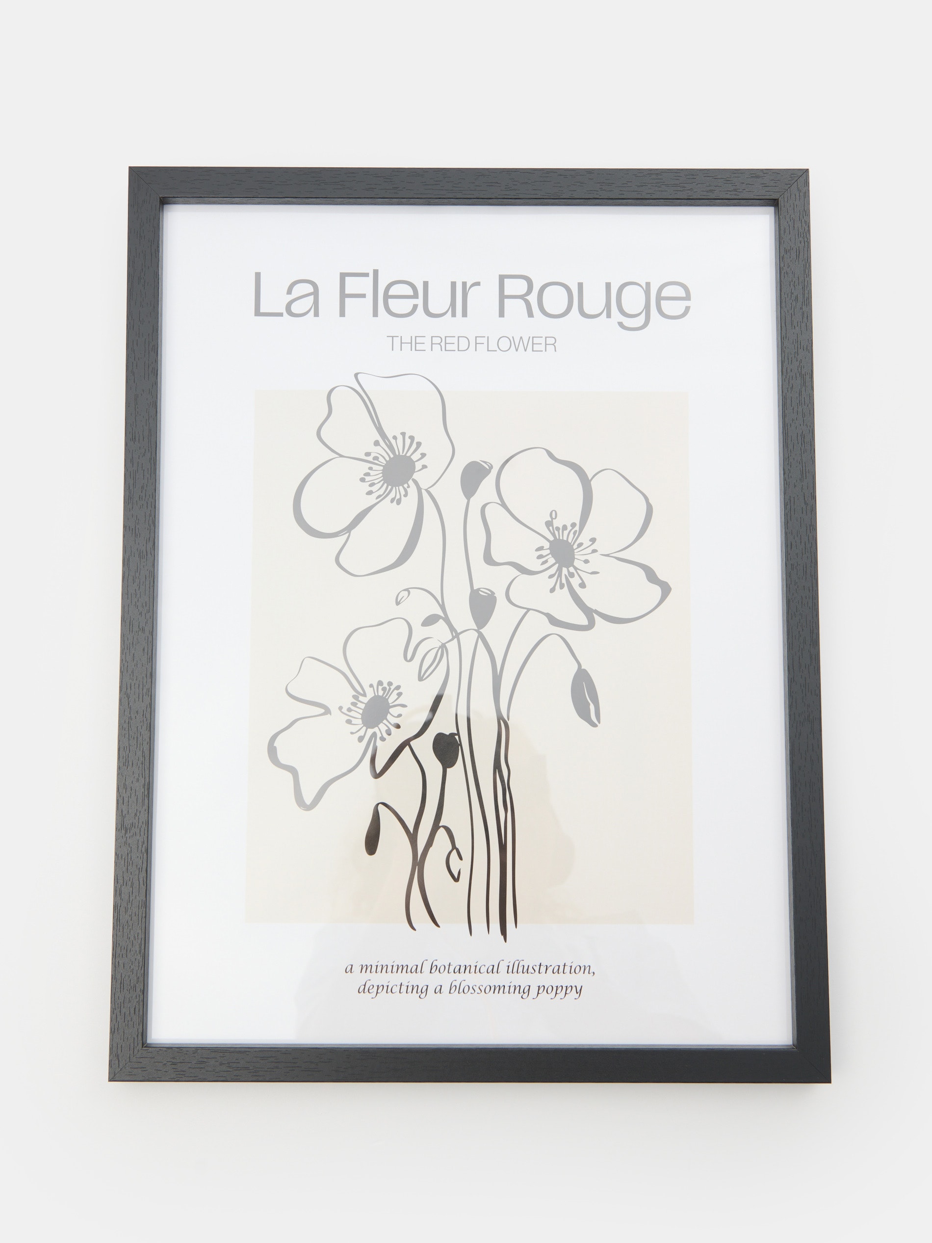 Sinsay - Κορνίζα με graphic τύπωμα - πολυχρωμο φωτογραφία