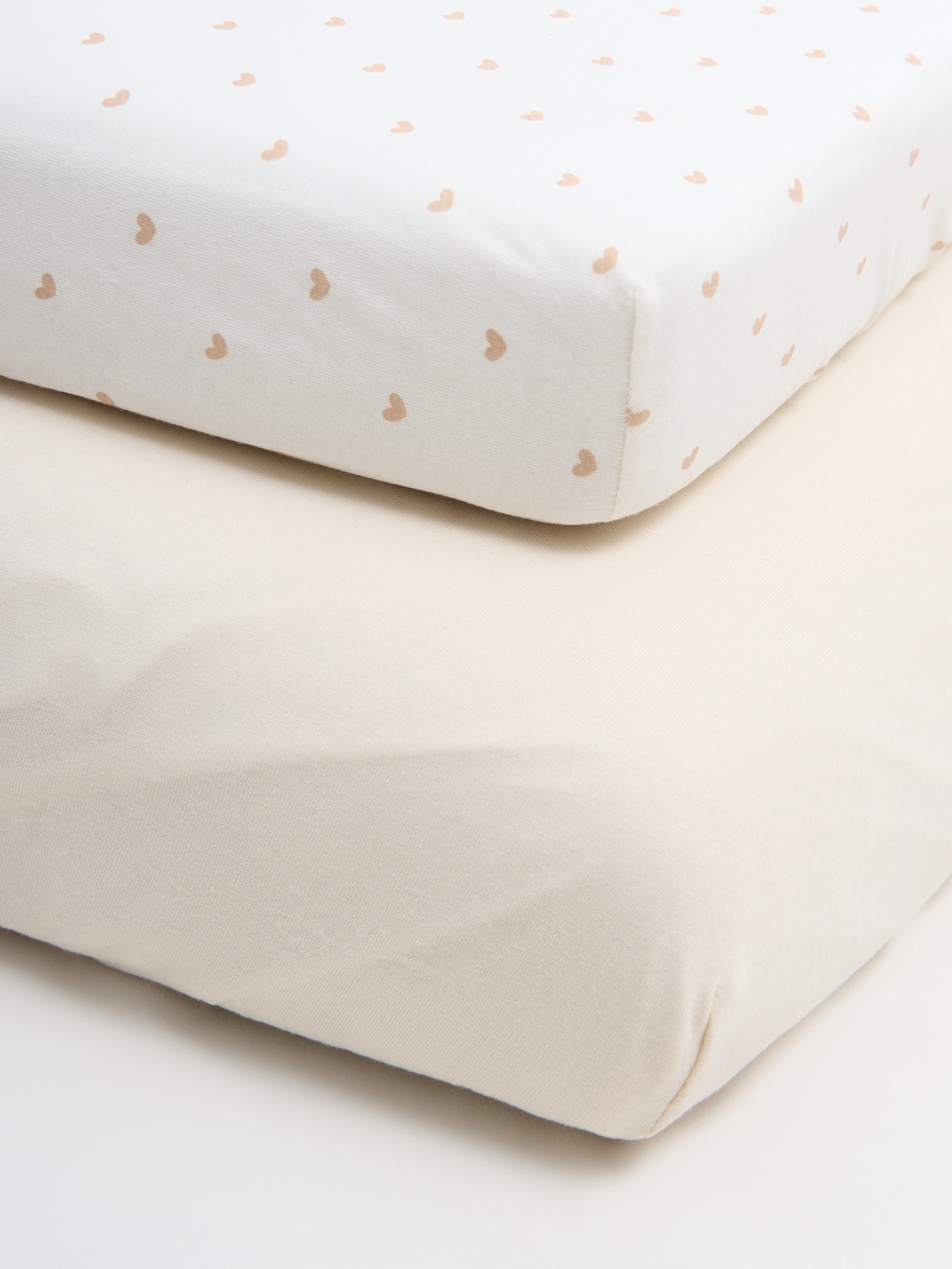 Sinsay - Prześcieradło z gumką 2 pack - beżowy