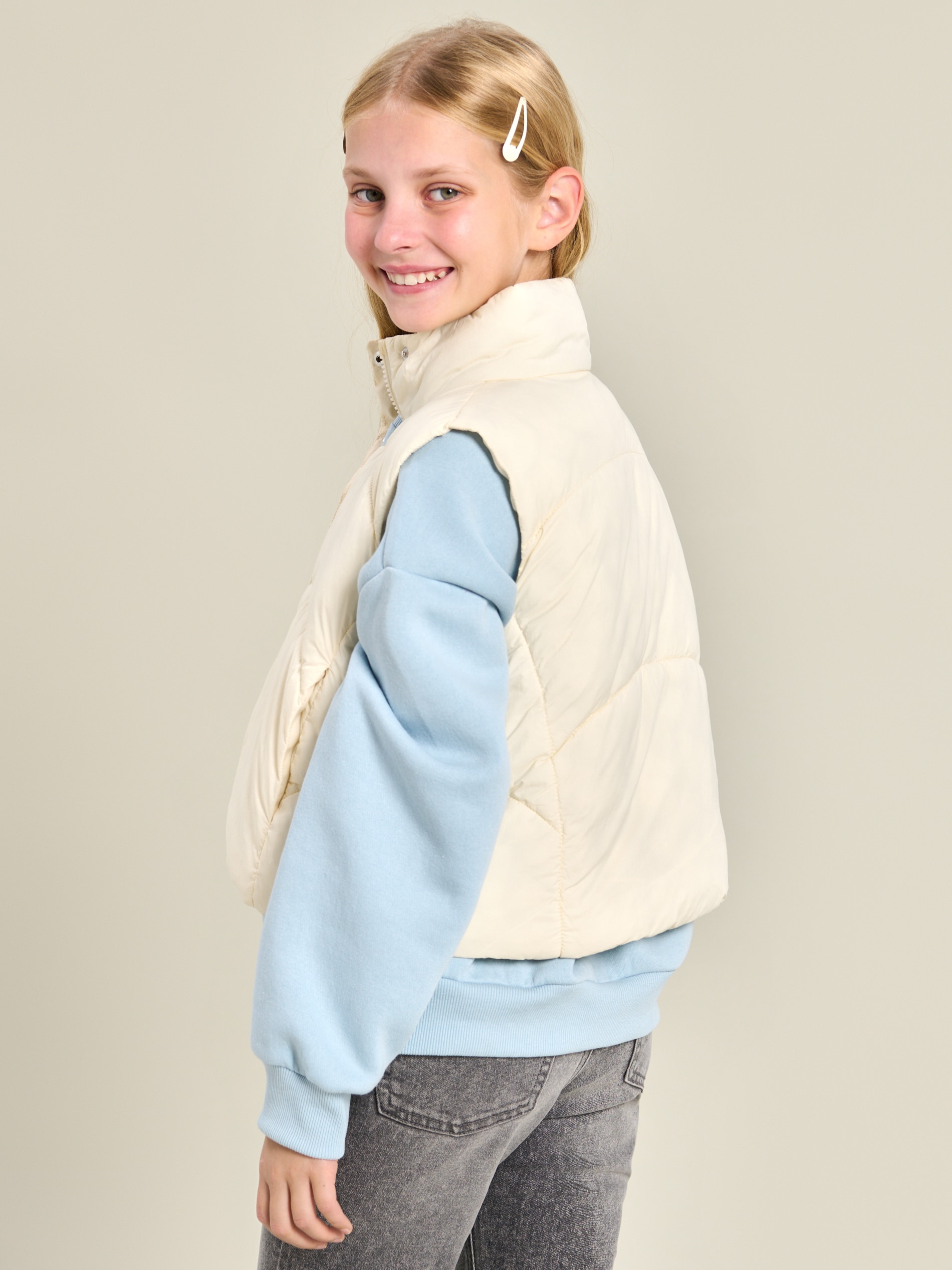 Sinsay - Γιλέκο - κρεμ φωτογραφία