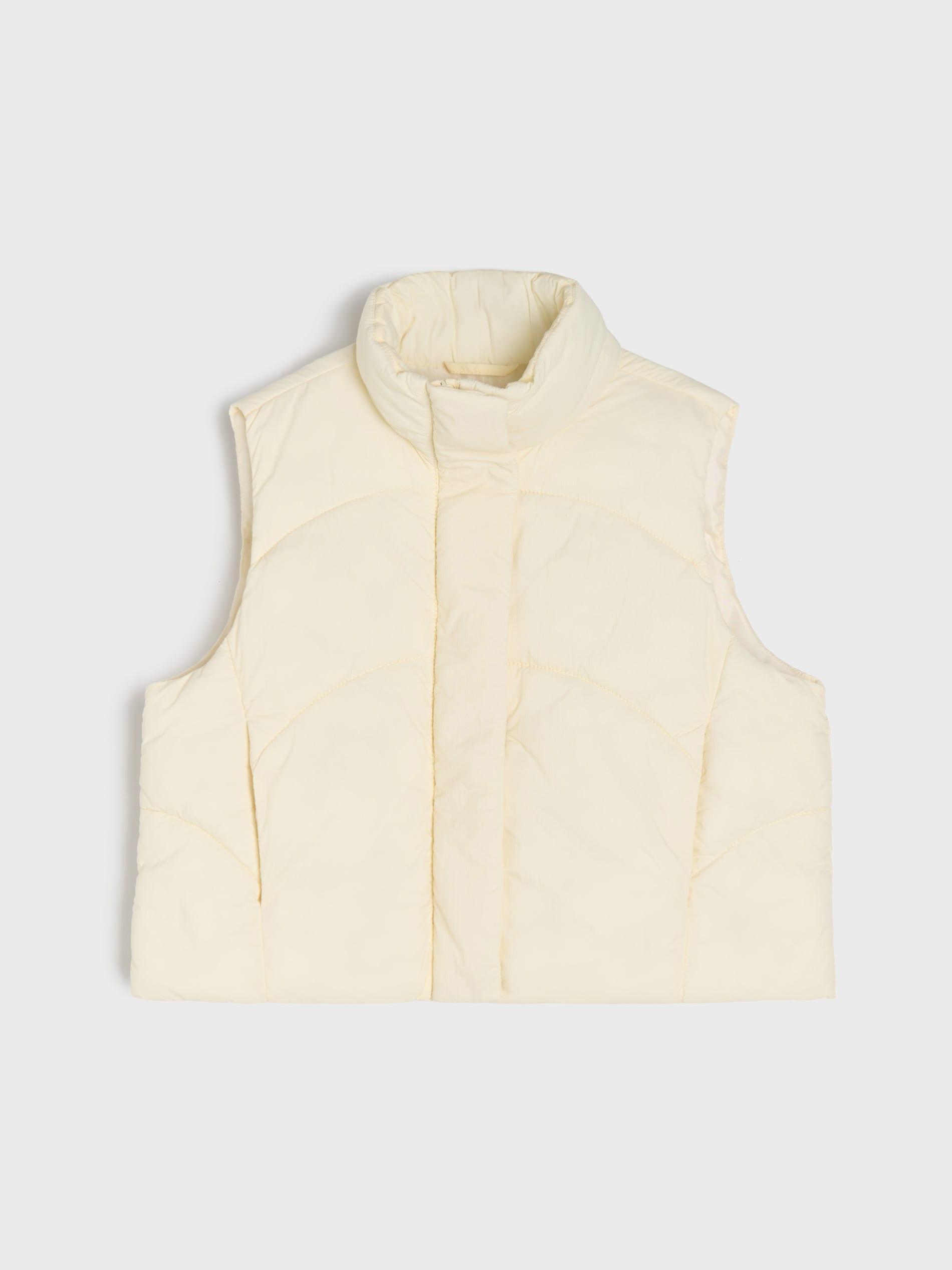 Sinsay - Γιλέκο - κρεμ φωτογραφία