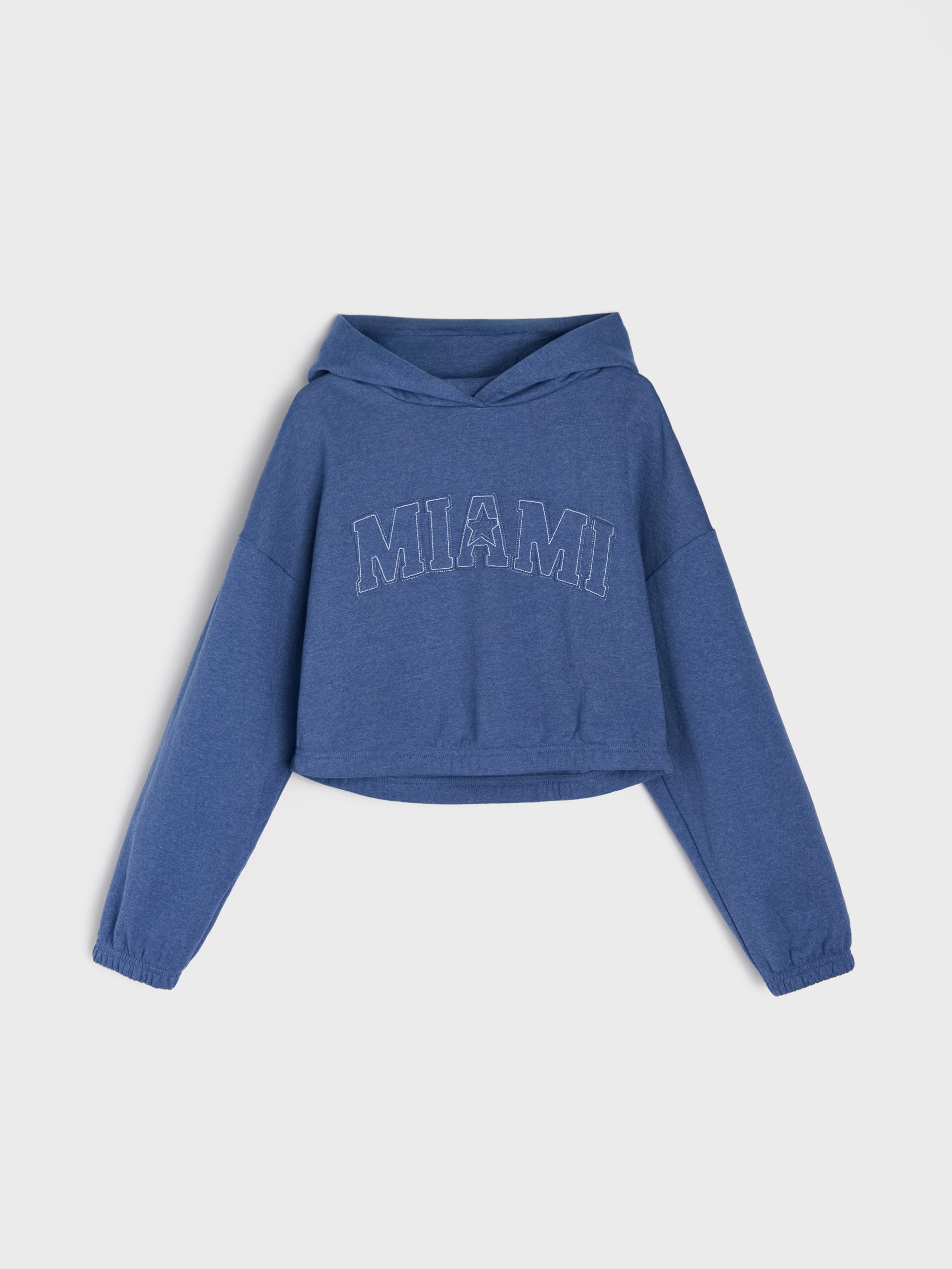 Sinsay - Φούτερ με στάμπα - mid blue φωτογραφία