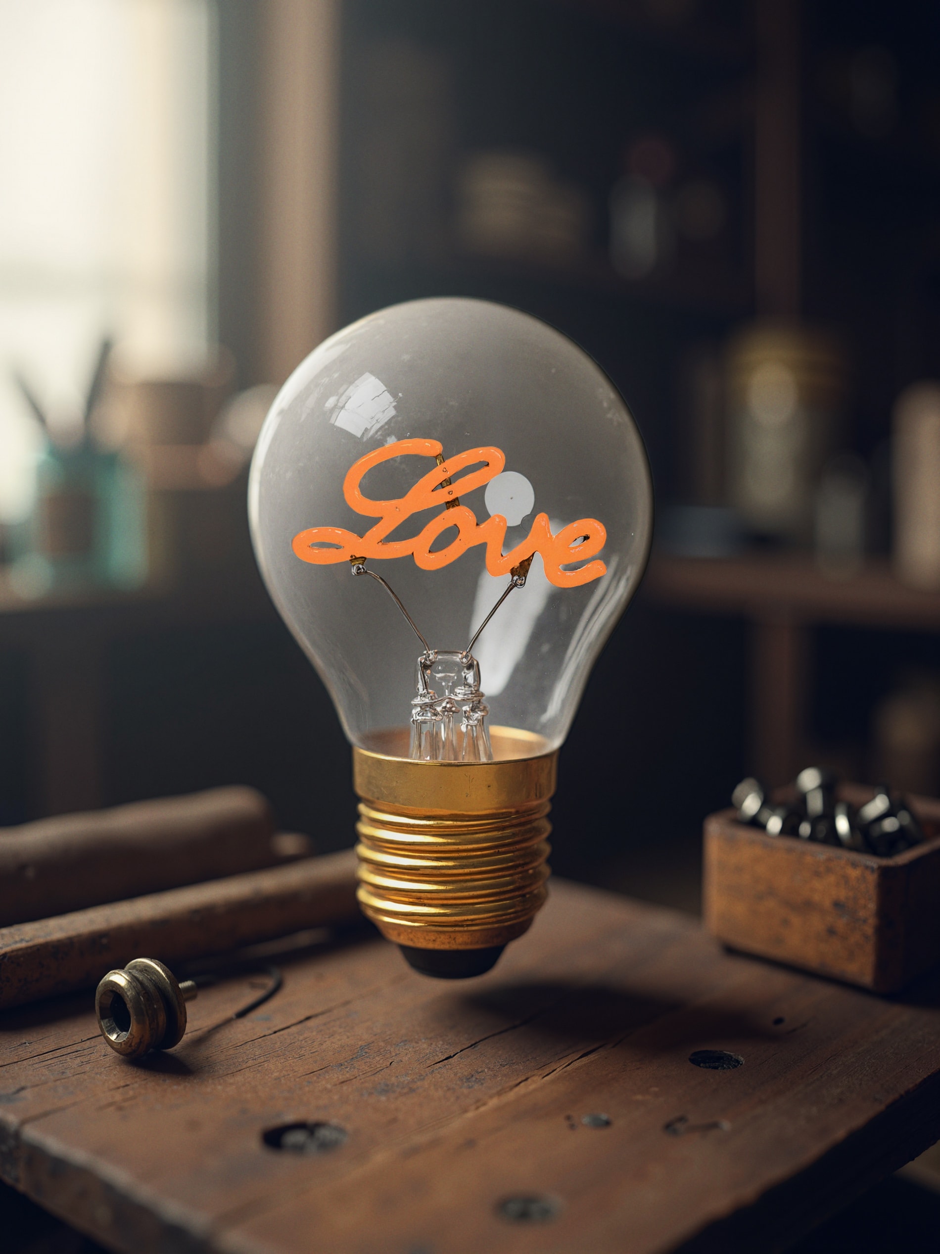 Sinsay - Διακοσμητική λάμπα LED σε σχήμα λαμπτήρα Edison - εντονο ροζ φωτογραφία