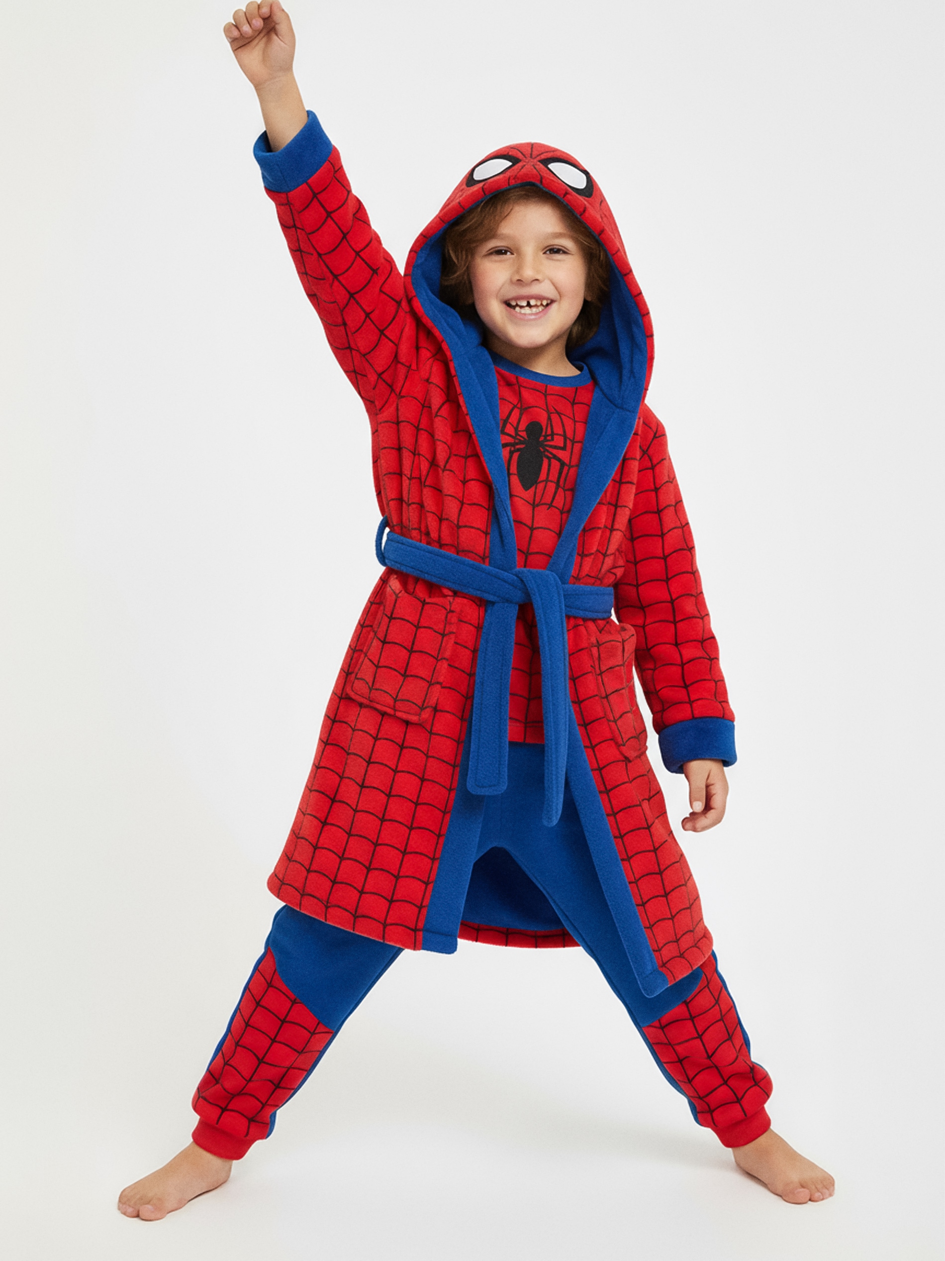 Sinsay - Szlafrok Spider-Man - czerwony