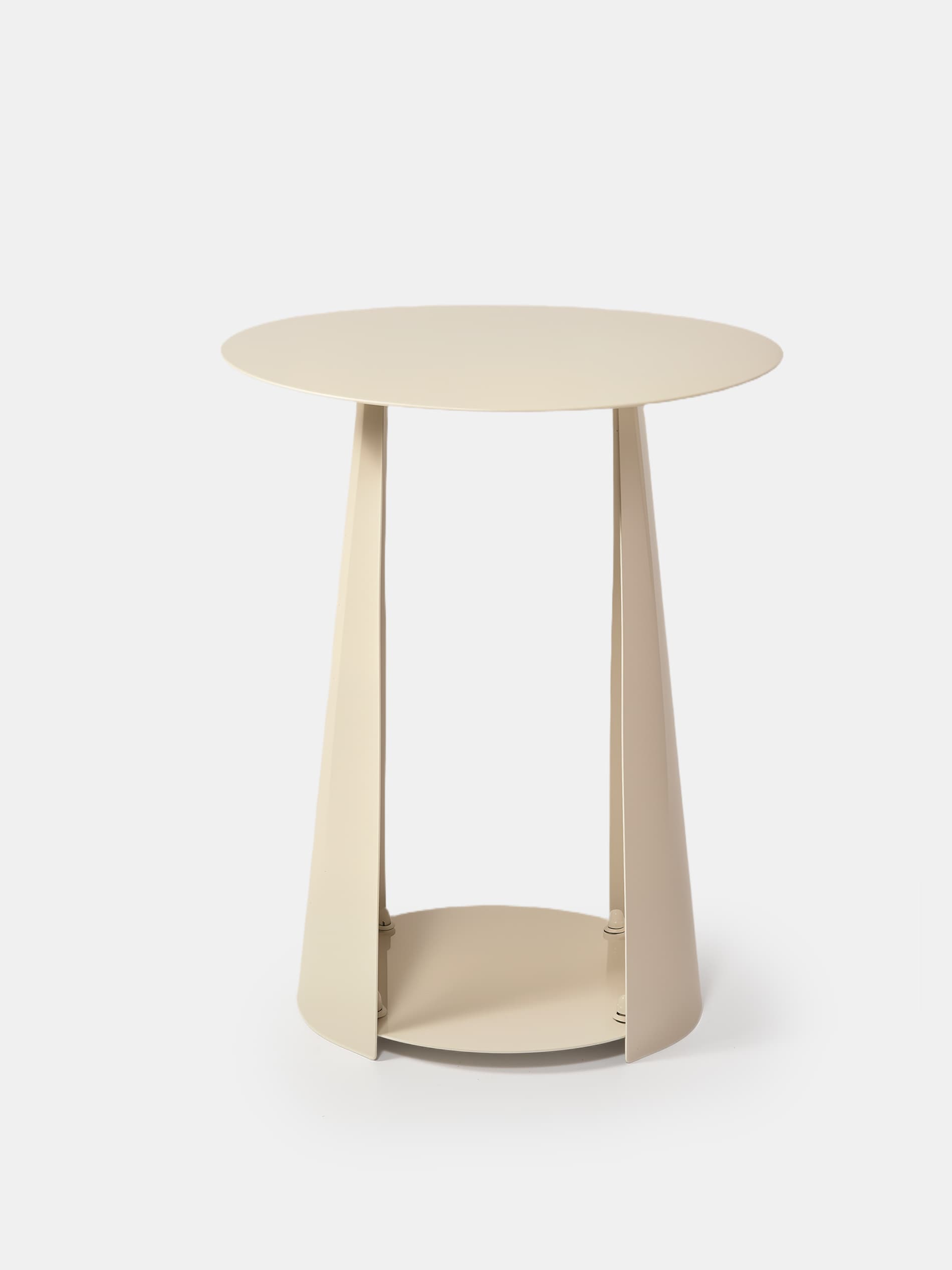 Sinsay - Μεταλλικό Τραπεζάκι - κρεμ φωτογραφία