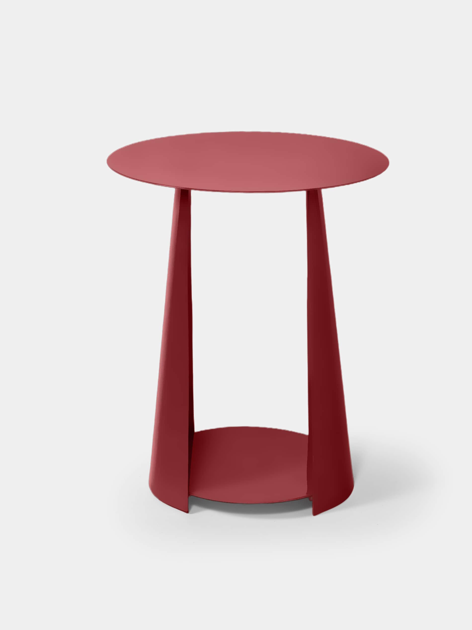 Sinsay - Μεταλλικό Τραπεζάκι - μπορντο φωτογραφία