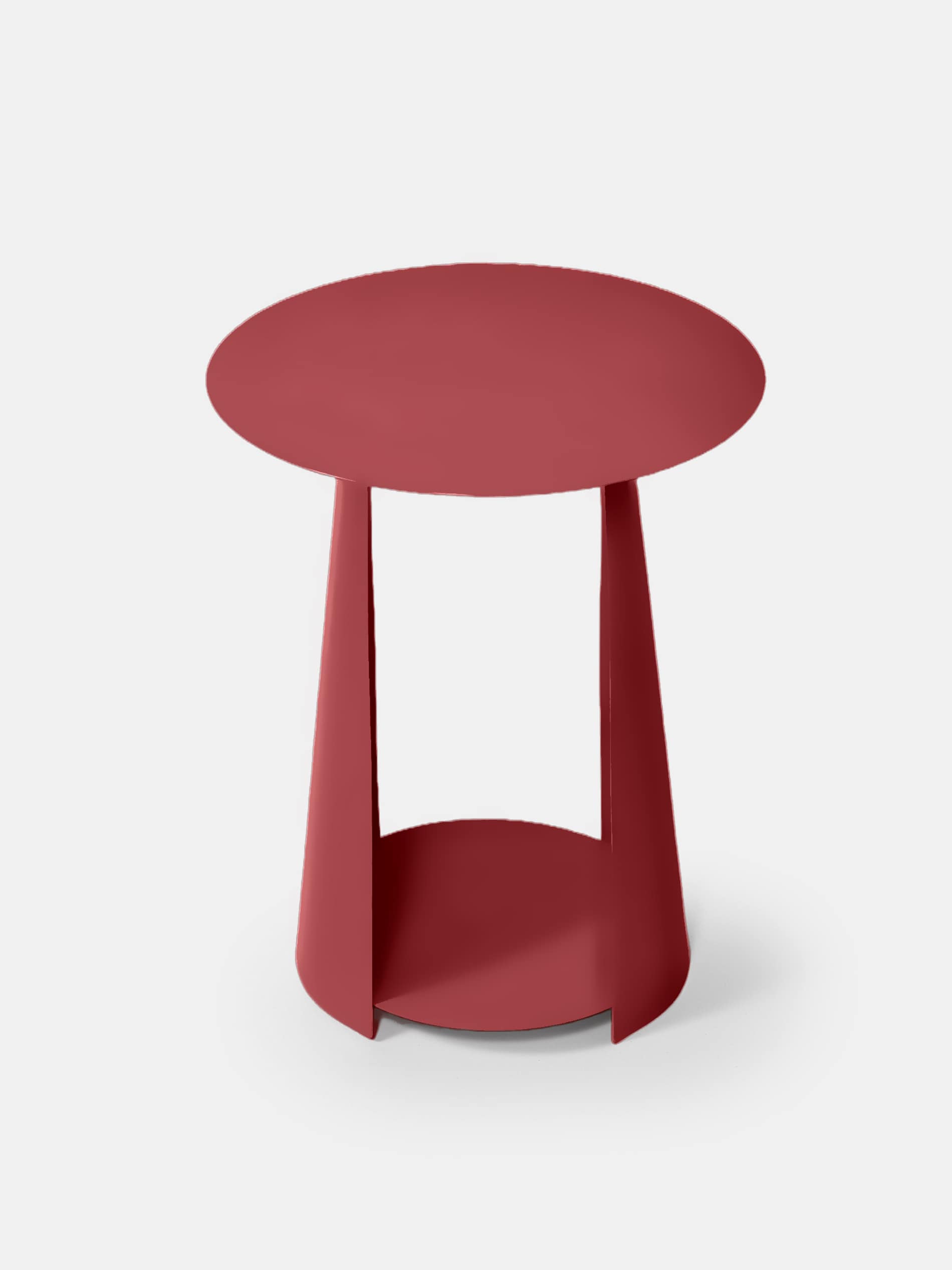 Sinsay - Μεταλλικό Τραπεζάκι - μπορντο φωτογραφία