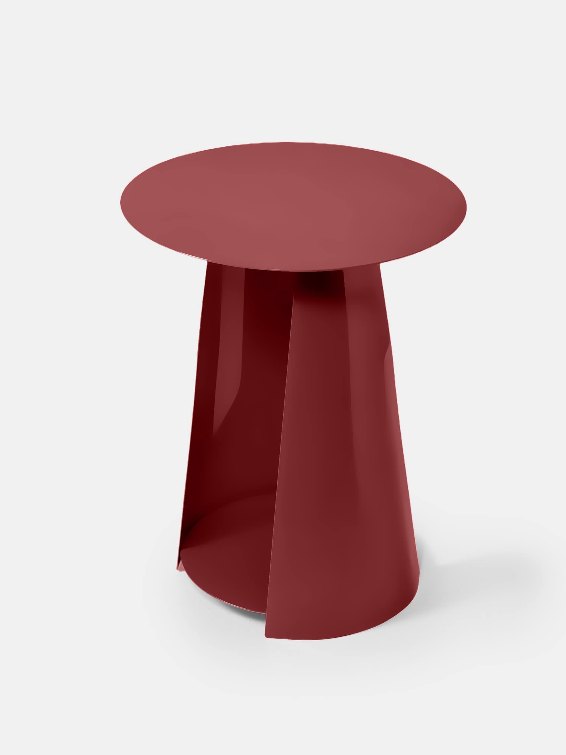 Sinsay - Μεταλλικό Τραπεζάκι - μπορντο φωτογραφία