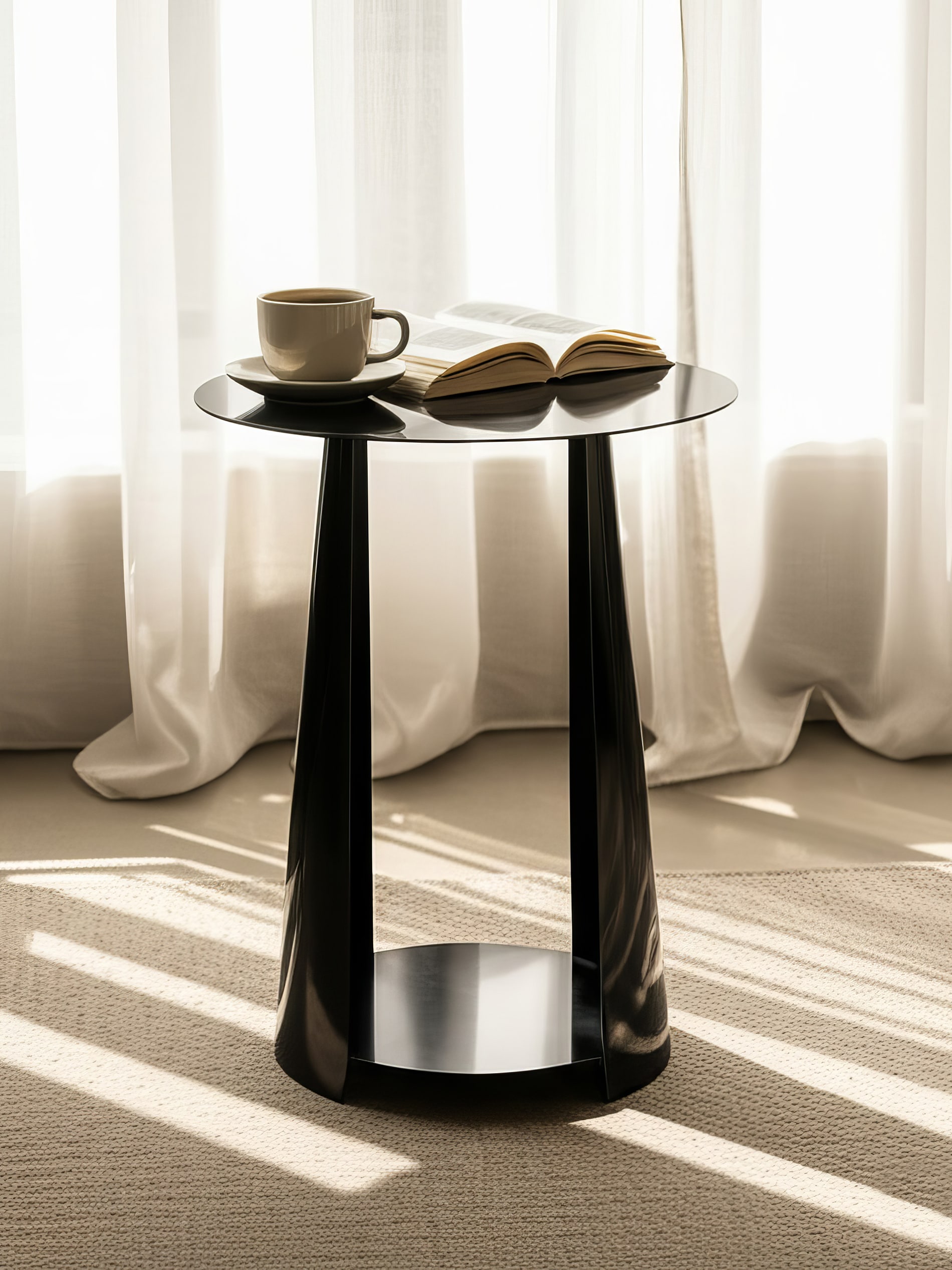 Sinsay - Μεταλλικό Τραπεζάκι - μαυρο φωτογραφία