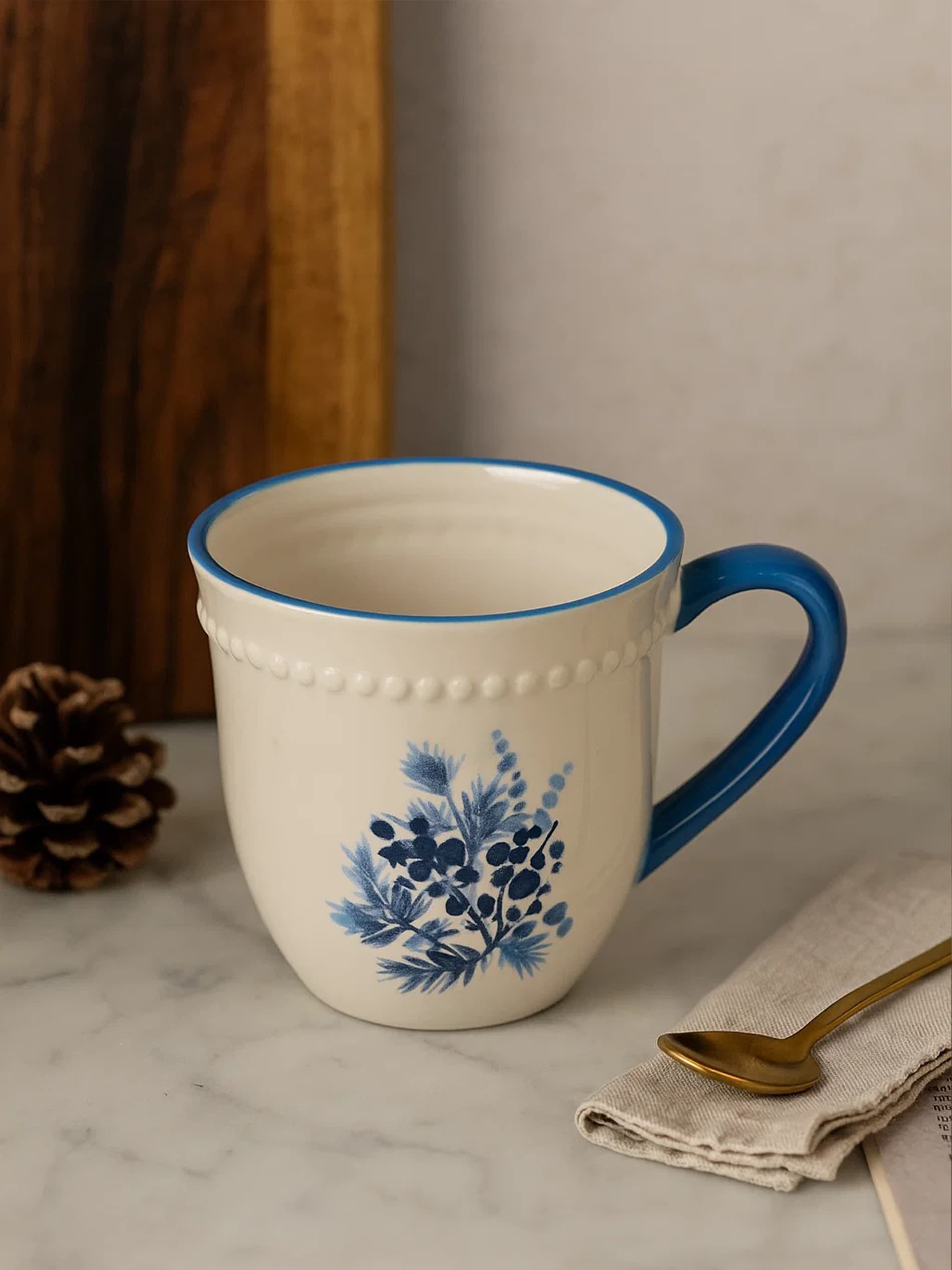 Sinsay - Κούπα με εκτύπωση - μπλε παλ φωτογραφία