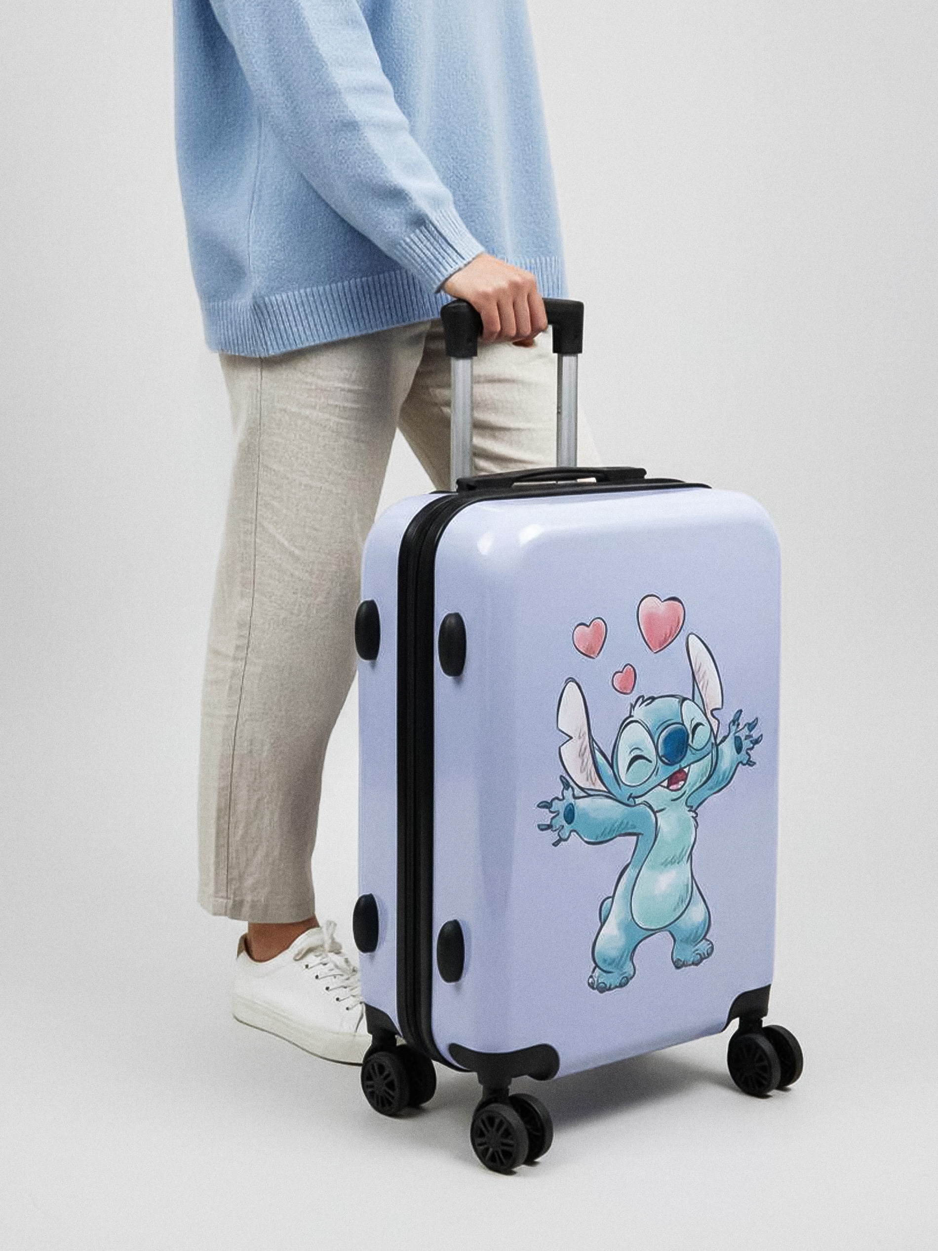 Walizka z obrotowymi kółkami Stitch