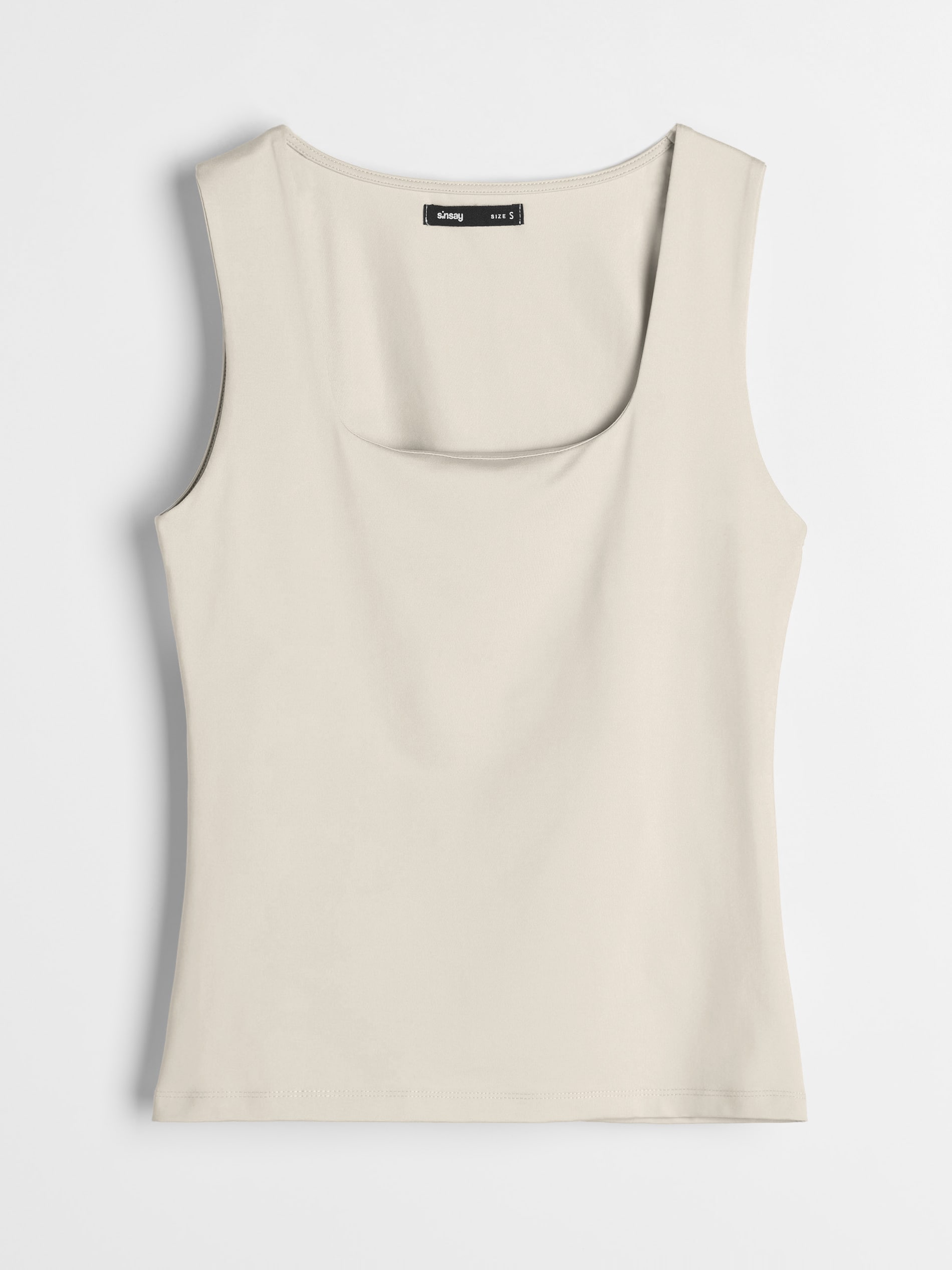 Sinsay - Tank top - kremowy