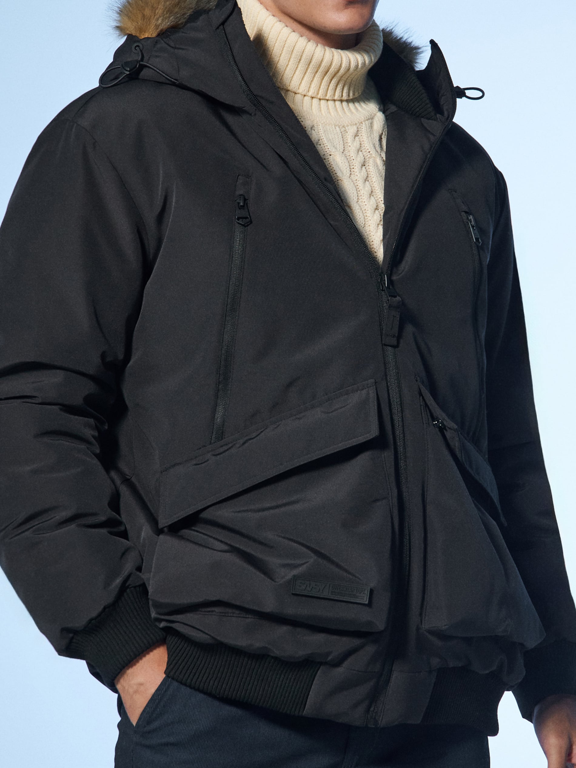 Sinsay - Bomber τζάκετ - σκουρο γκρι φωτογραφία