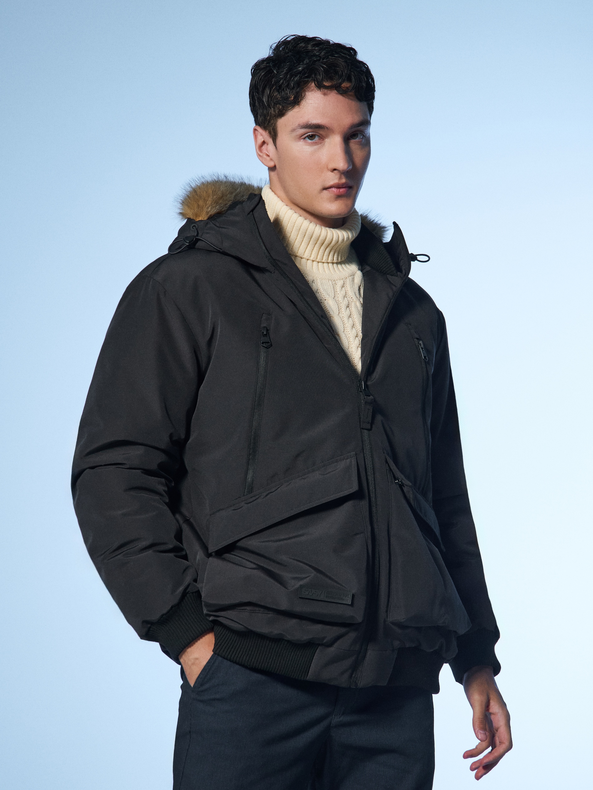 Sinsay - Bomber τζάκετ - σκουρο γκρι φωτογραφία