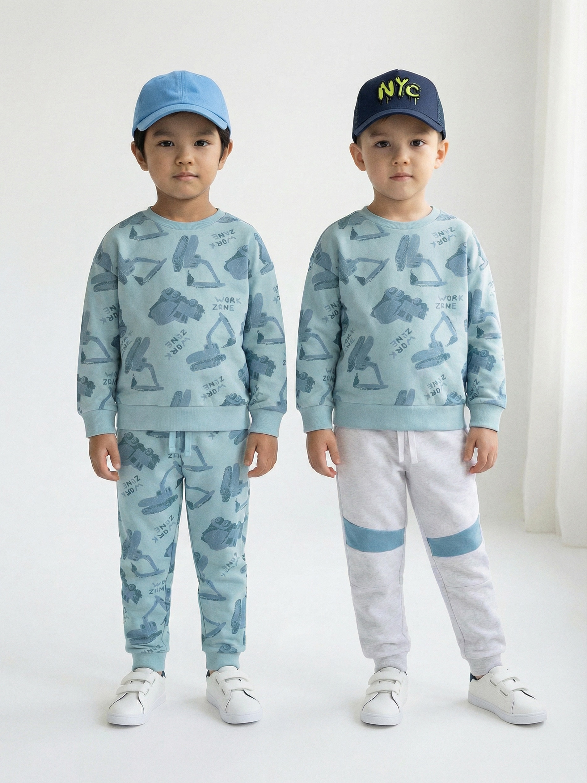 Sinsay - Spodnie dresowe jogger 2 pack - szary