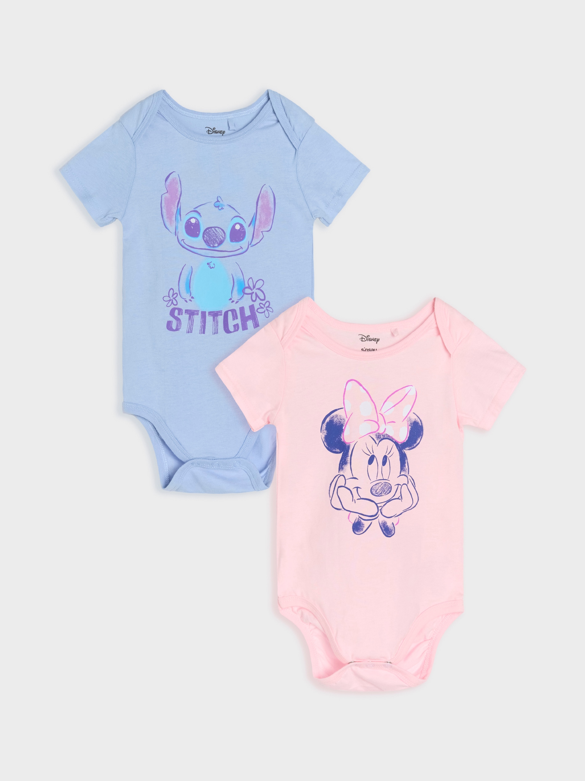 Sinsay - Body 2 pack Disney - różowy