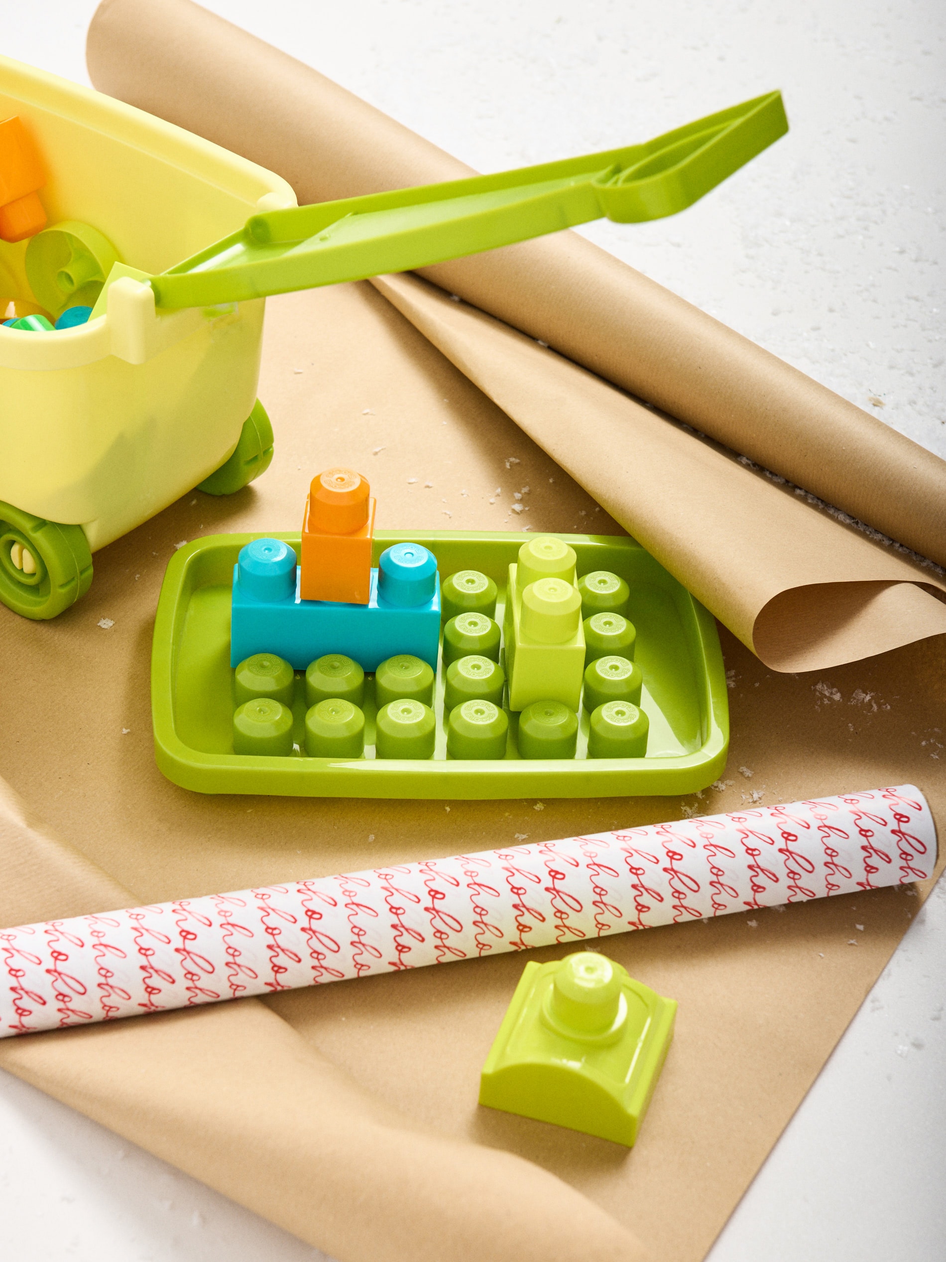 Sinsay - Παιχνίδι – Βαγονάκι με τουβλάκια - πρασινο φωτογραφία