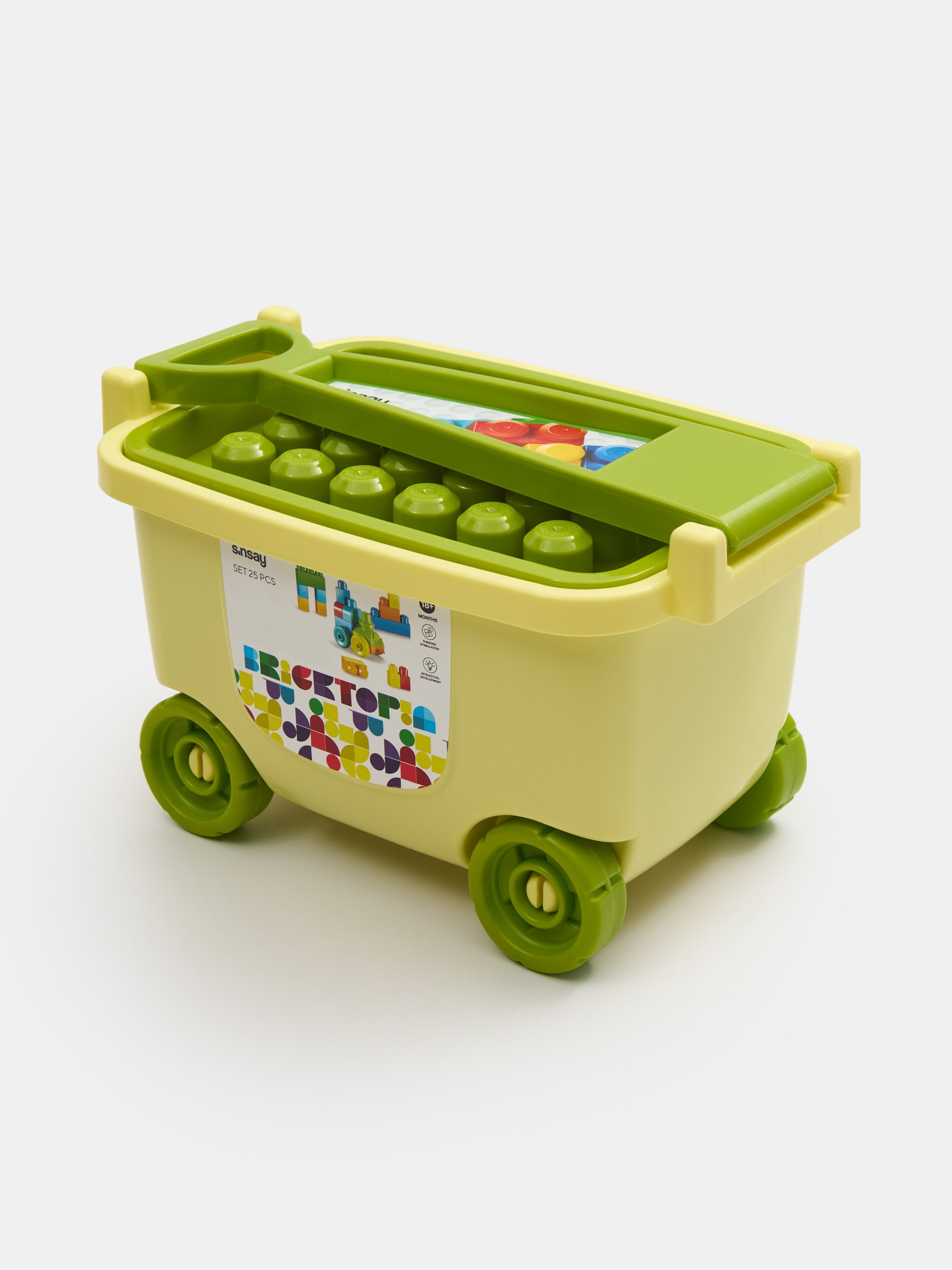 Sinsay - Παιχνίδι – Βαγονάκι με τουβλάκια - πρασινο φωτογραφία