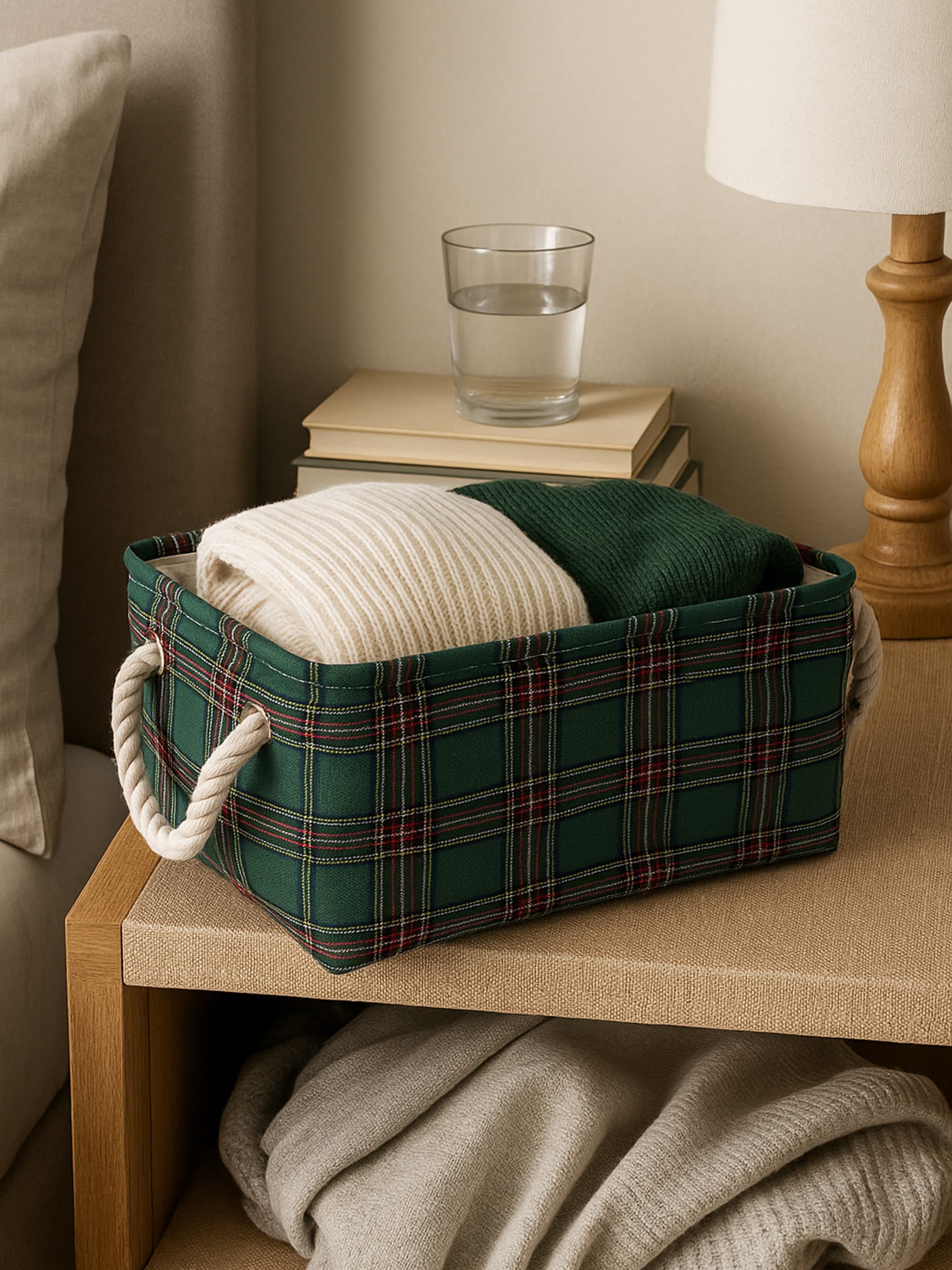 Sinsay - Κουτί αποθήκευσης - σκουρο πρασινο φωτογραφία