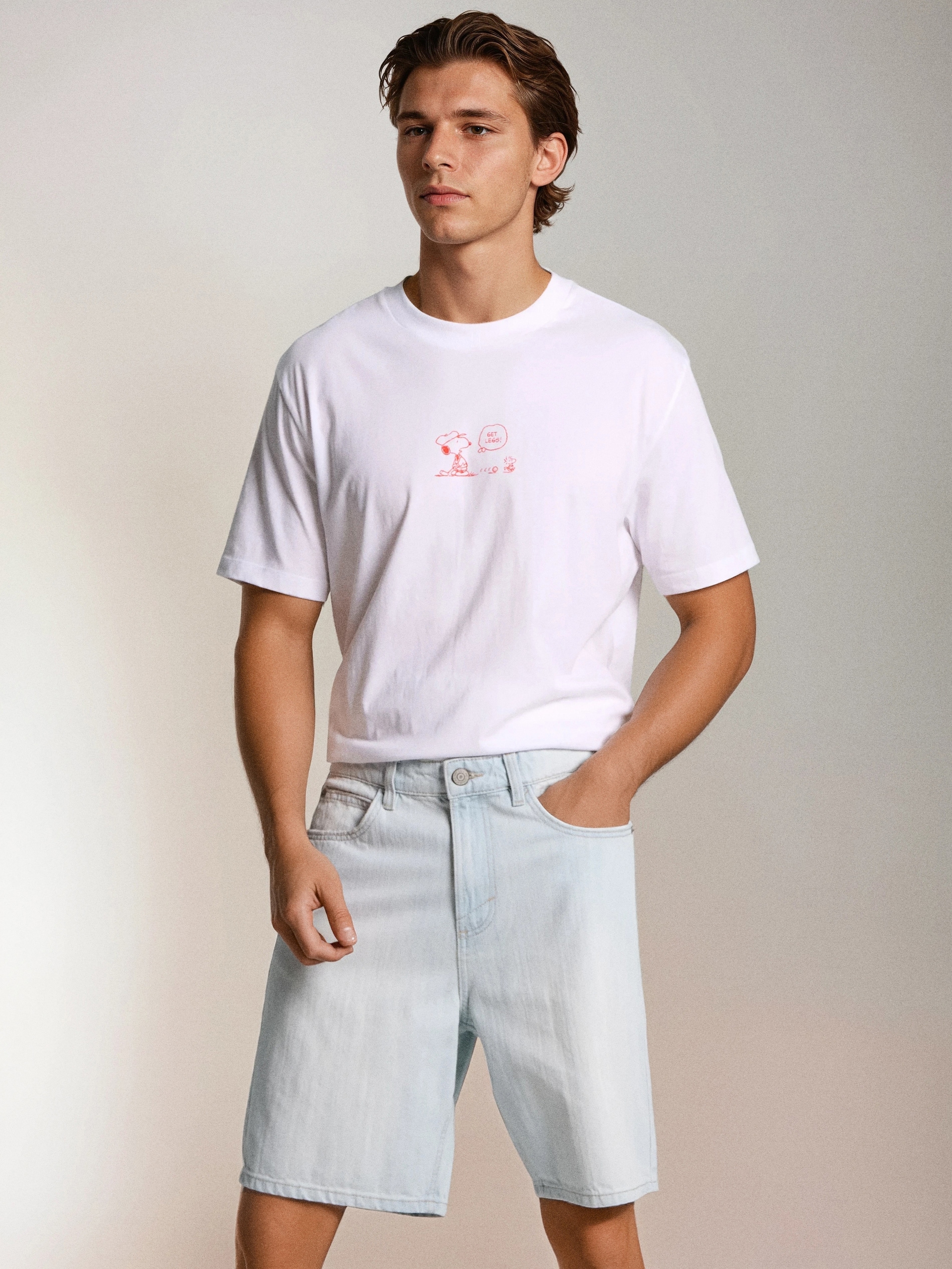 Sinsay - Szorty jeansowe loose - niebieski