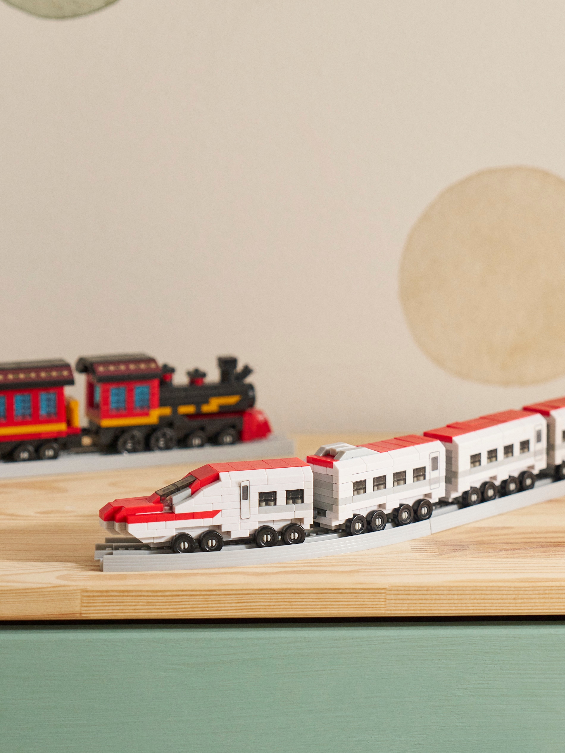 Sinsay - Παιχνίδι – σετ κατασκευής τρένου Shinkansen - πολυχρωμο φωτογραφία