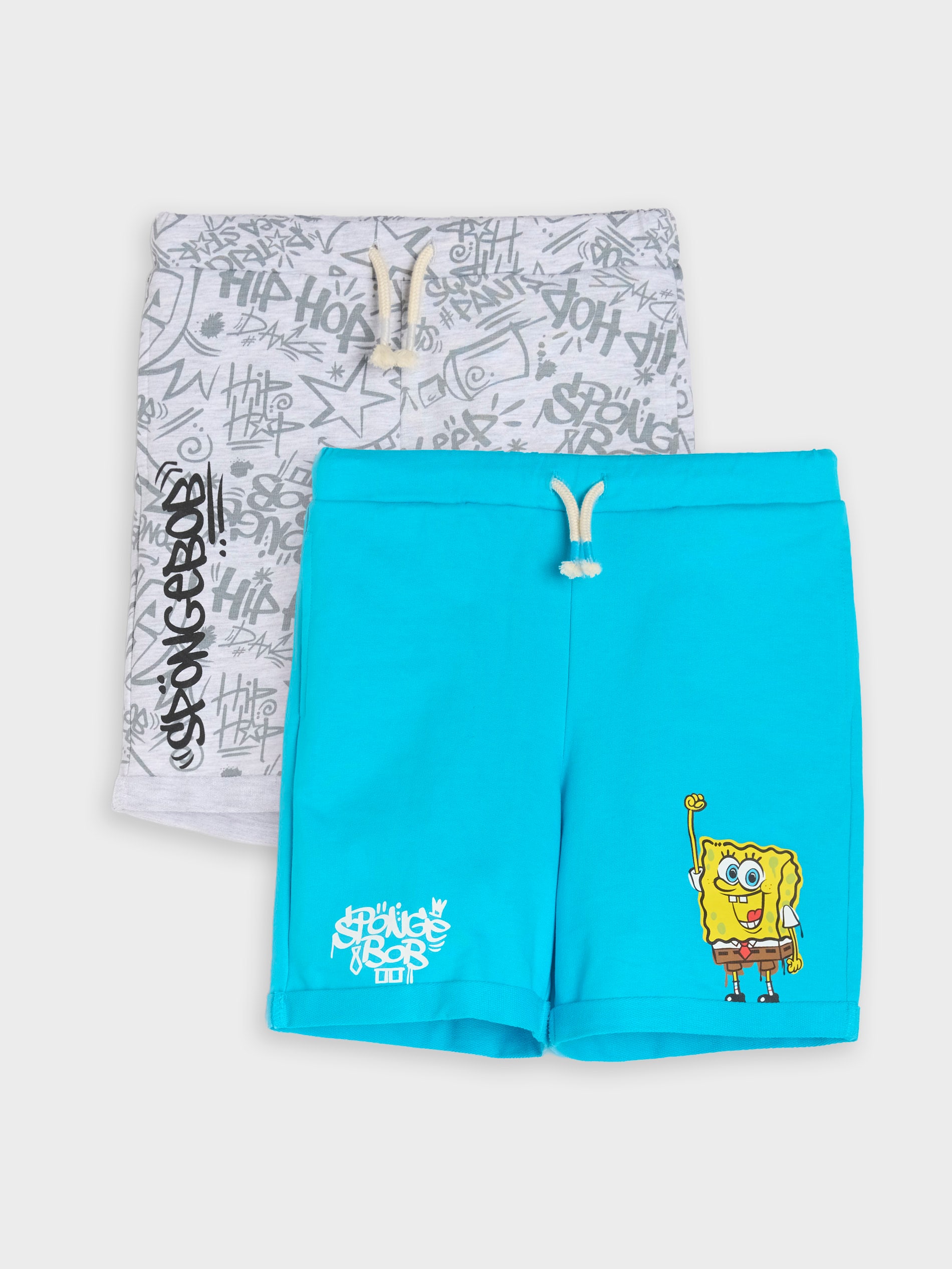 Sinsay - Szorty 2 pack SpongeBob - wielobarwny