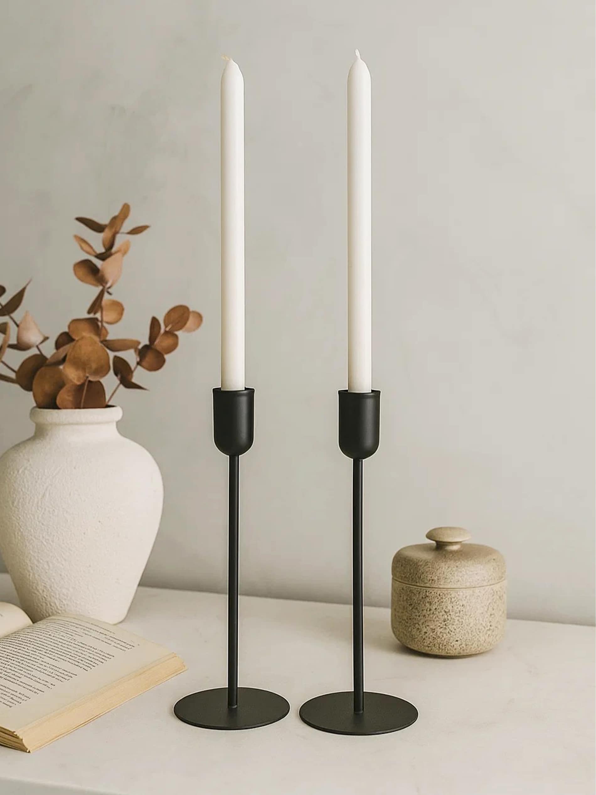 Sinsay - Κηροπήγια 2 τεμάχια - μαυρο φωτογραφία