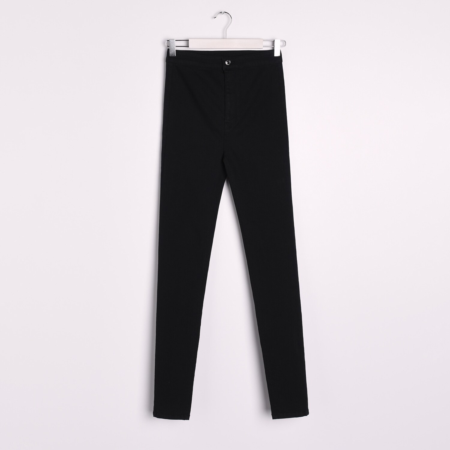 Sinsay - Colanti skinny, cu talie inalta - Negru