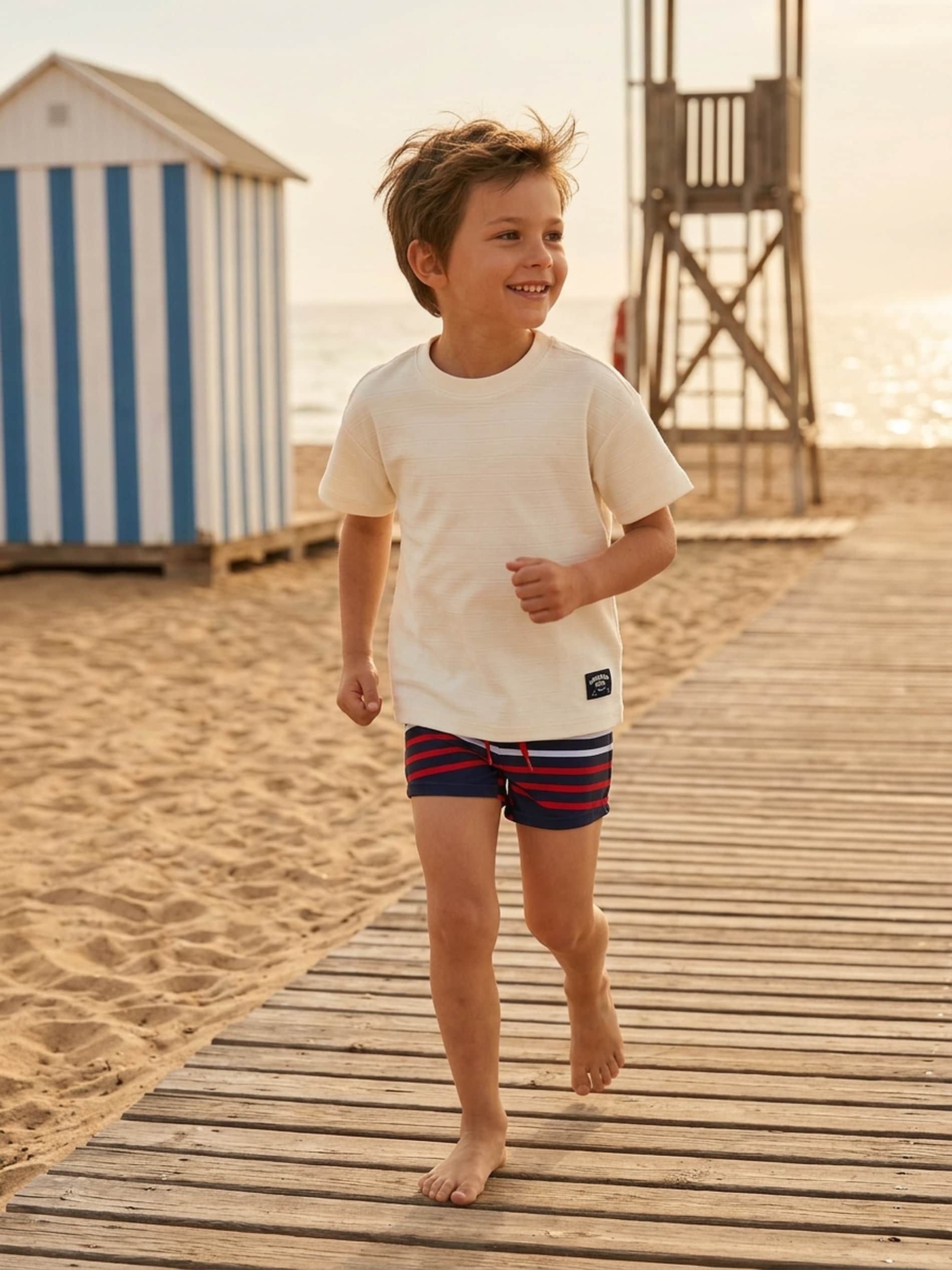 Sinsay - Kąpielówki w paski - wielobarwny