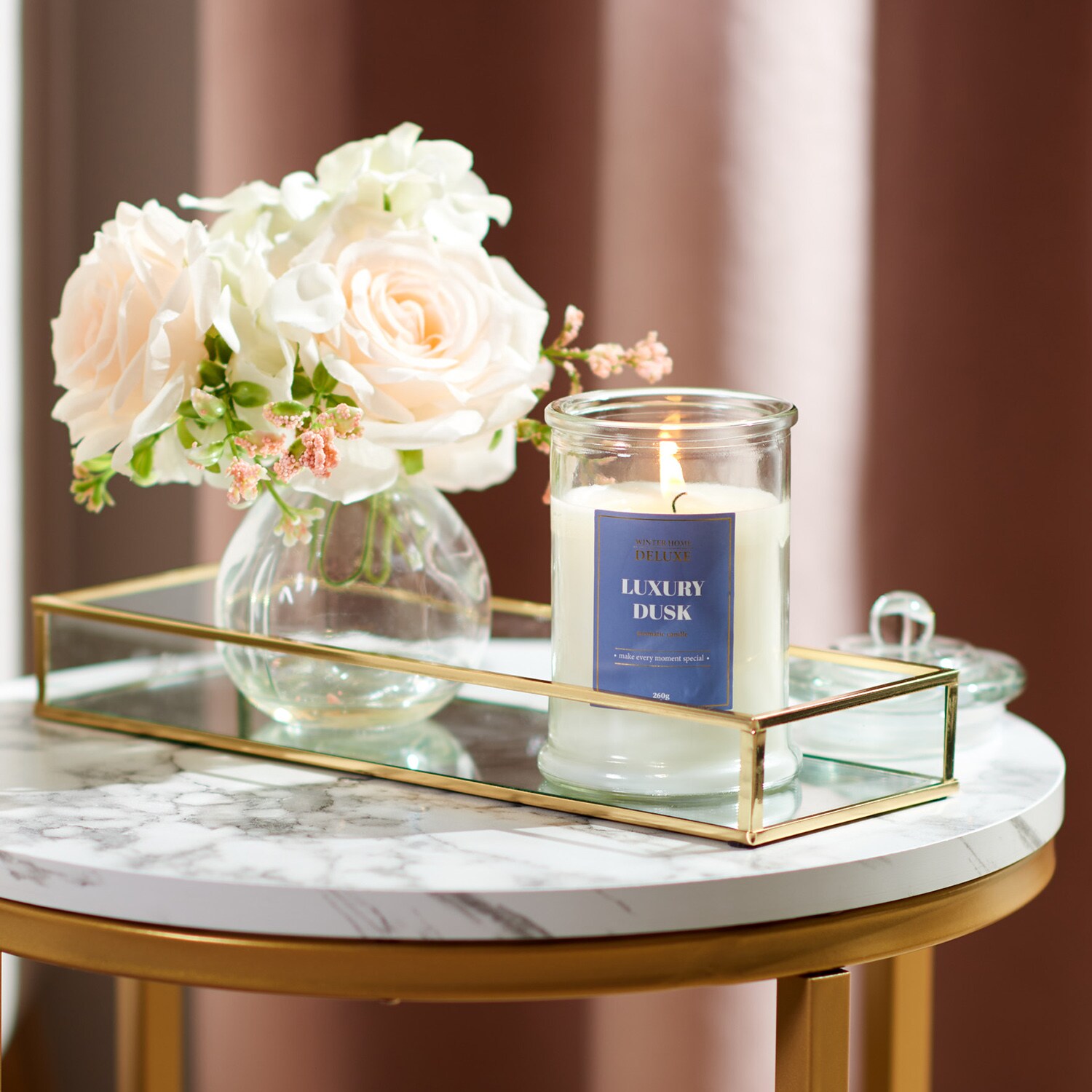 Sinsay – Lumânare parfumată Luxury Dusk – Alb Alb imagine noua