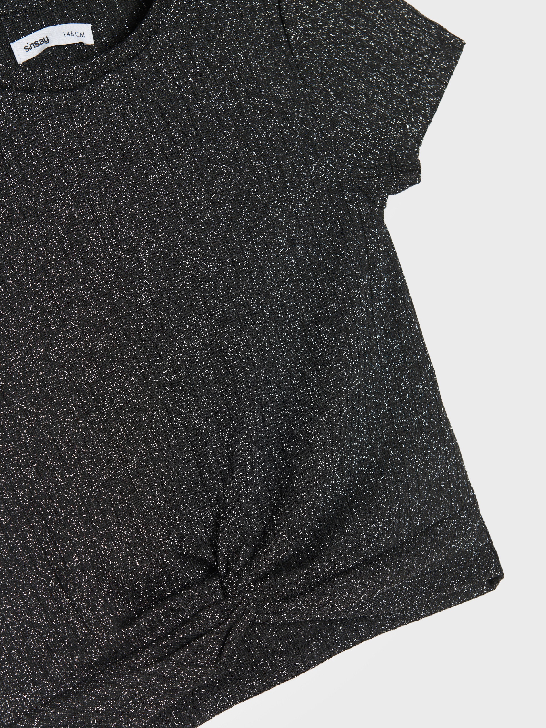Sinsay - Μπλούζα - μαυρο φωτογραφία