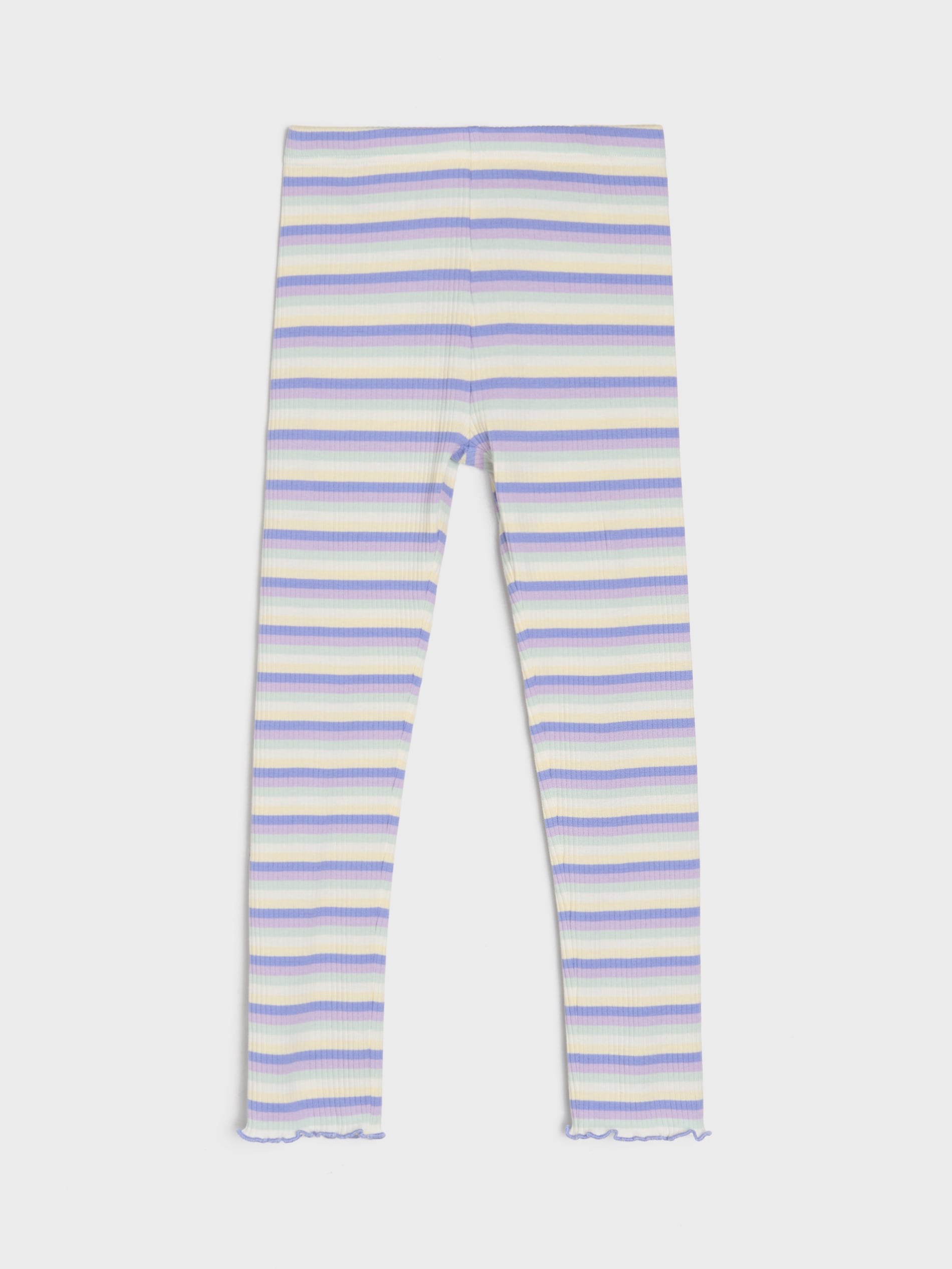 Sinsay - Legginsy z prążkowanej dzianiny - wielobarwny