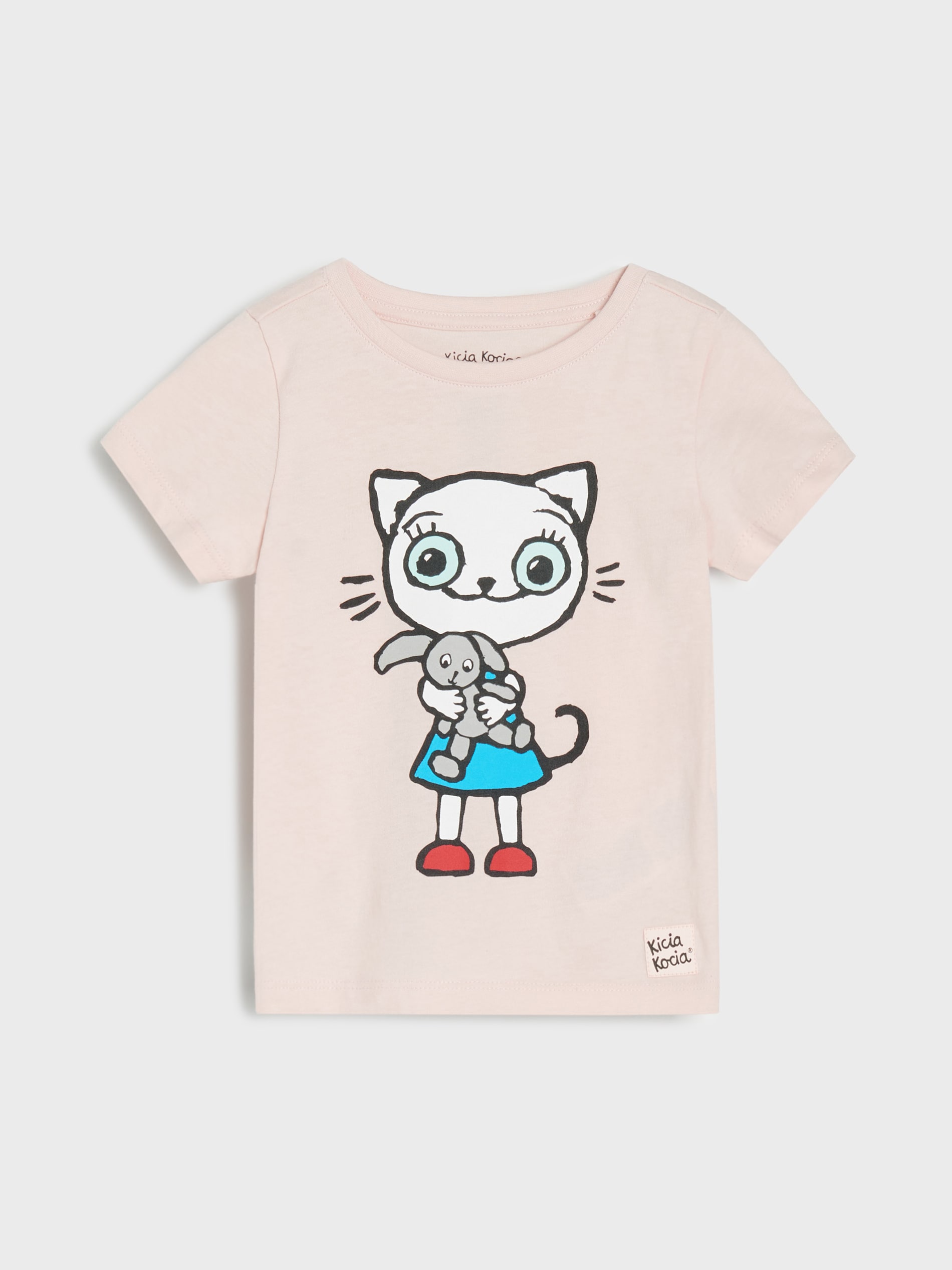Sinsay - Koszulka Kicia Kocia - różowy