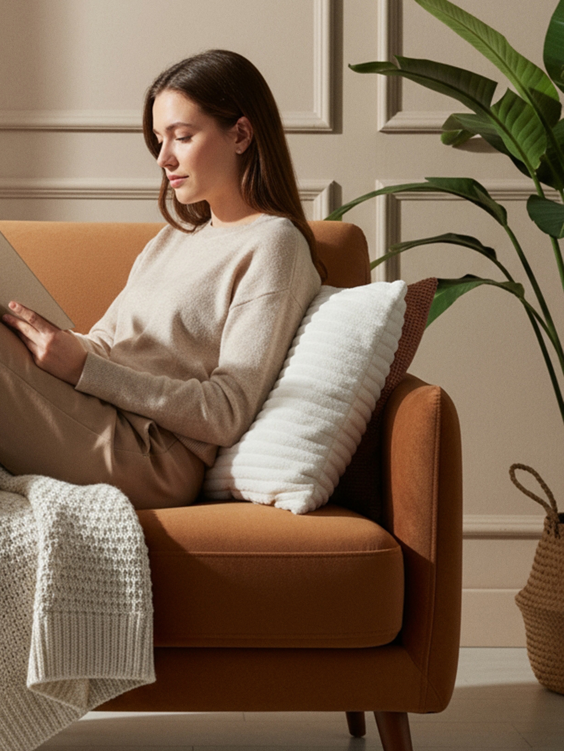 Sinsay - Μαξιλαροθήκη - κρεμ φωτογραφία