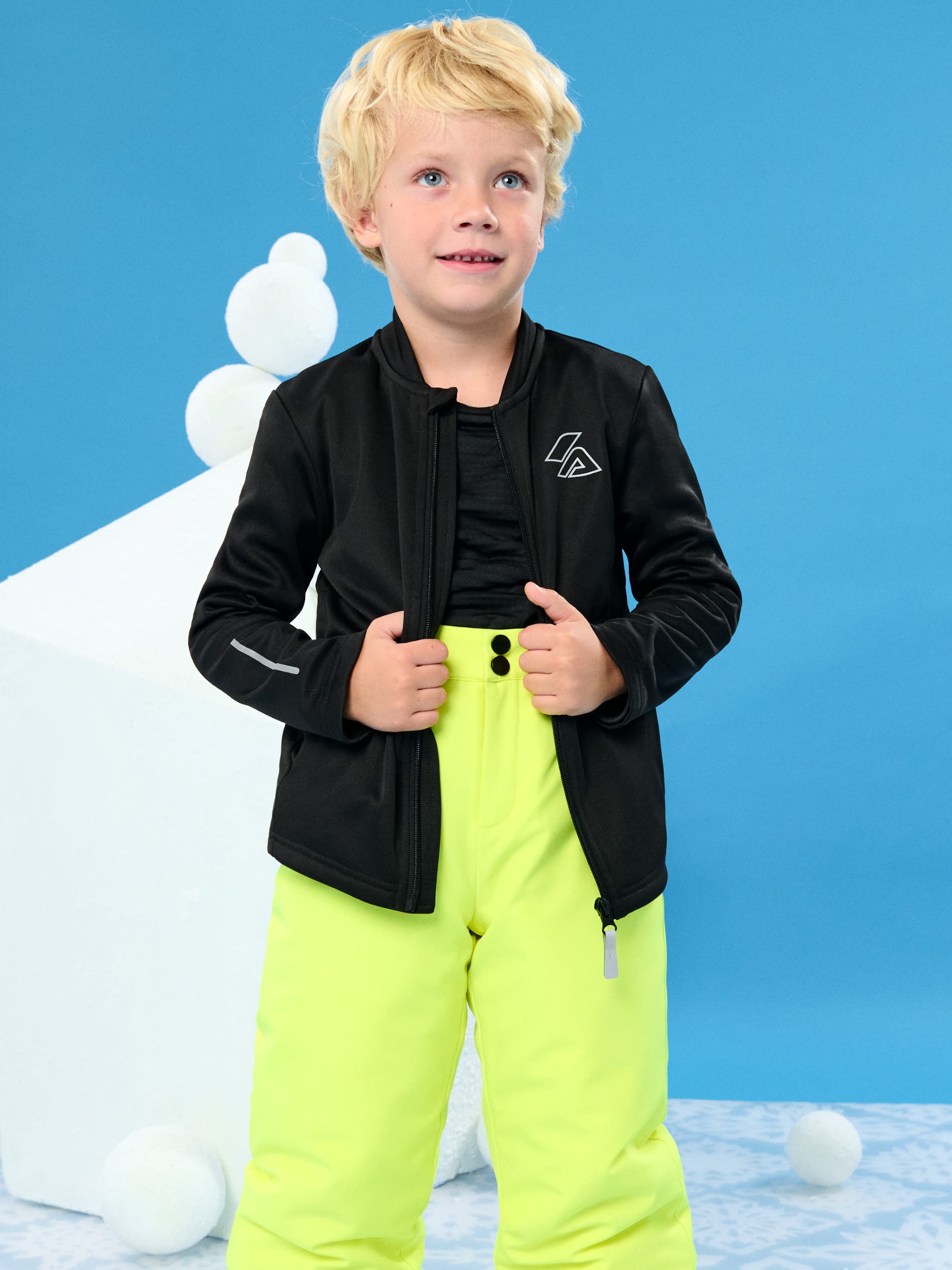 Sinsay - Φόρμα με ανακλαστικό σχέδιο Active - μαυρο φωτογραφία