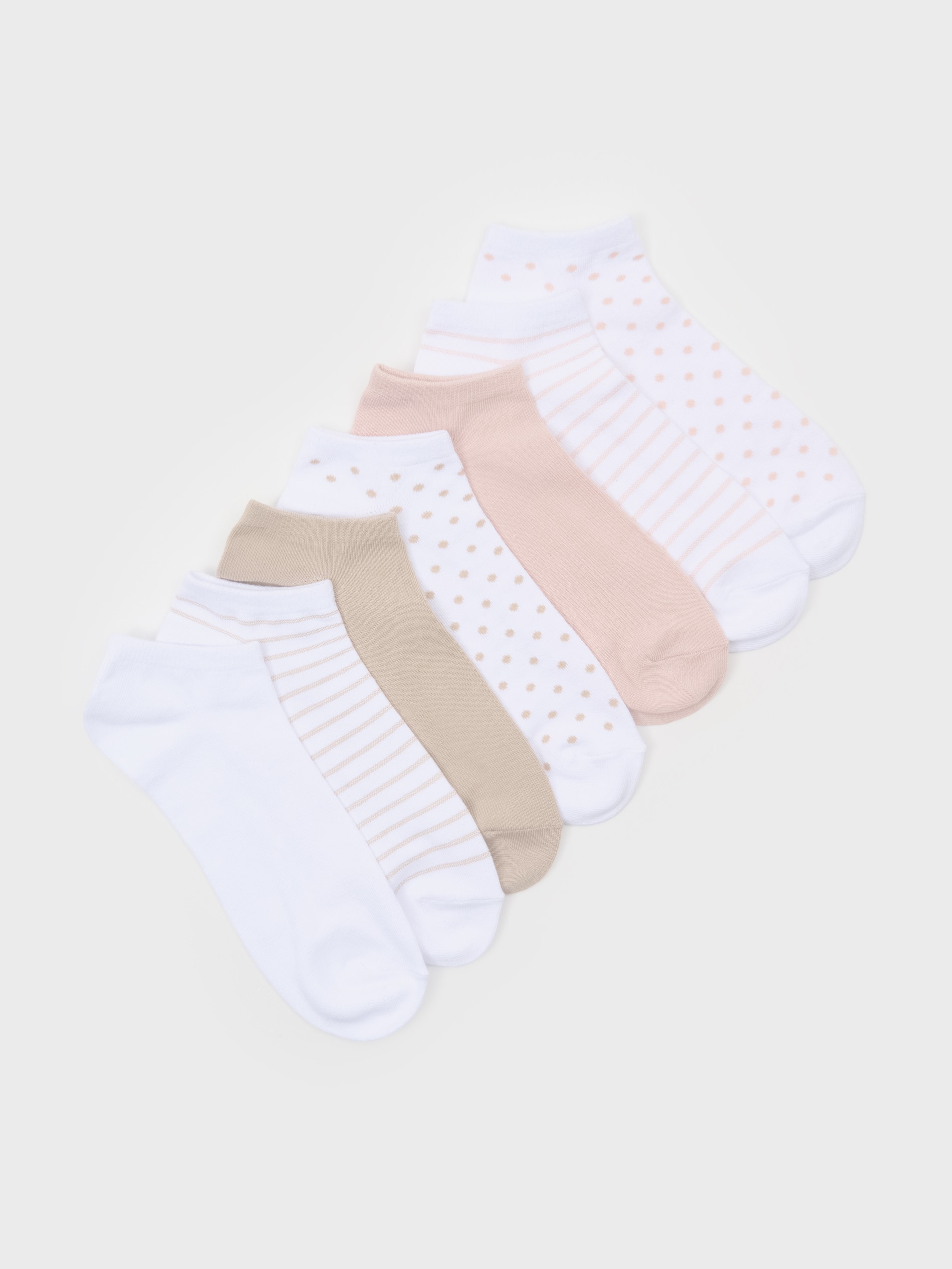 Sinsay - Skarpetki stopki 7 pack - wielobarwny