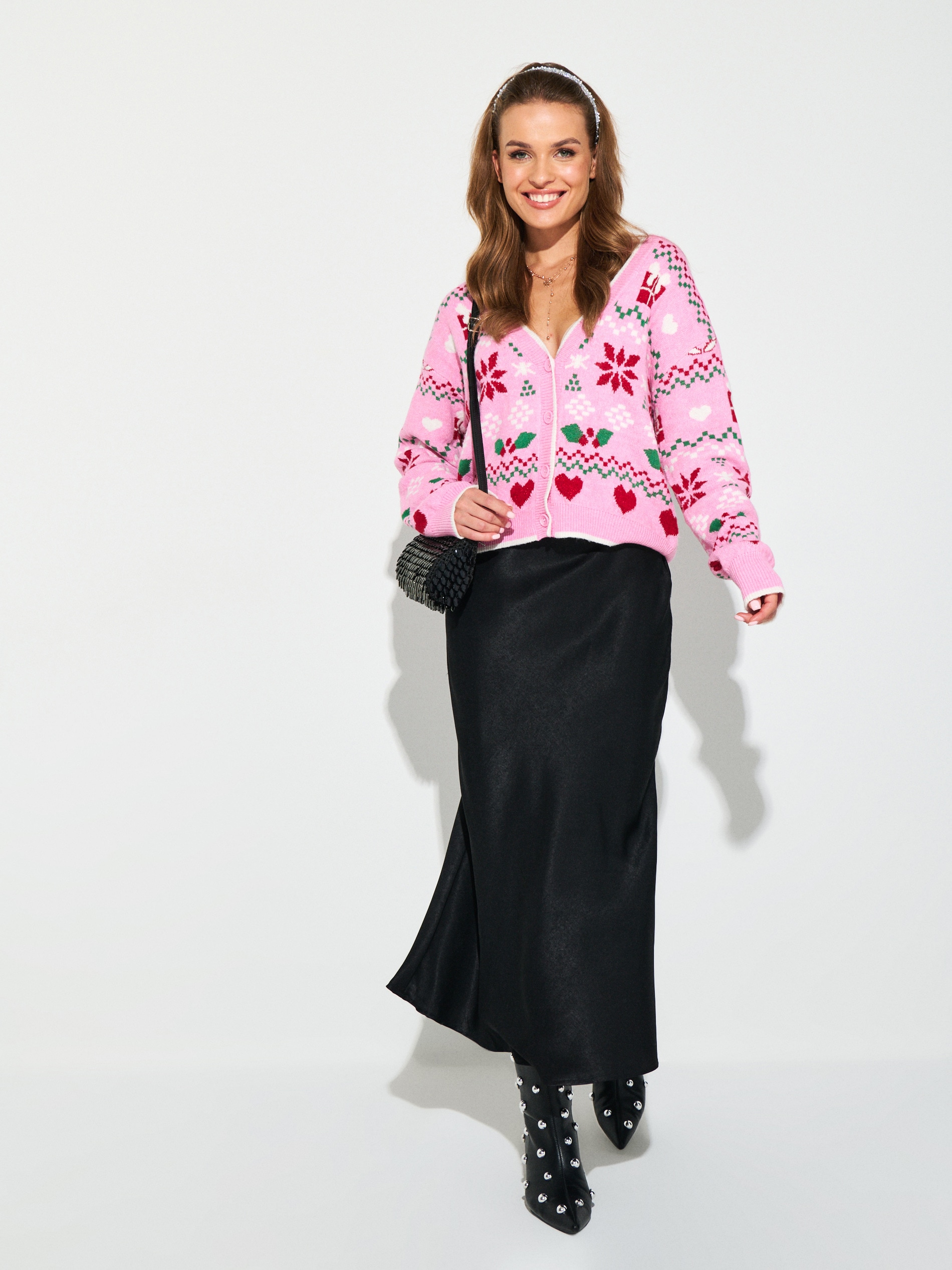 Sinsay - Πουλόβερ με χριστουγεννιάτικο θέμα - πολυχρωμο φωτογραφία