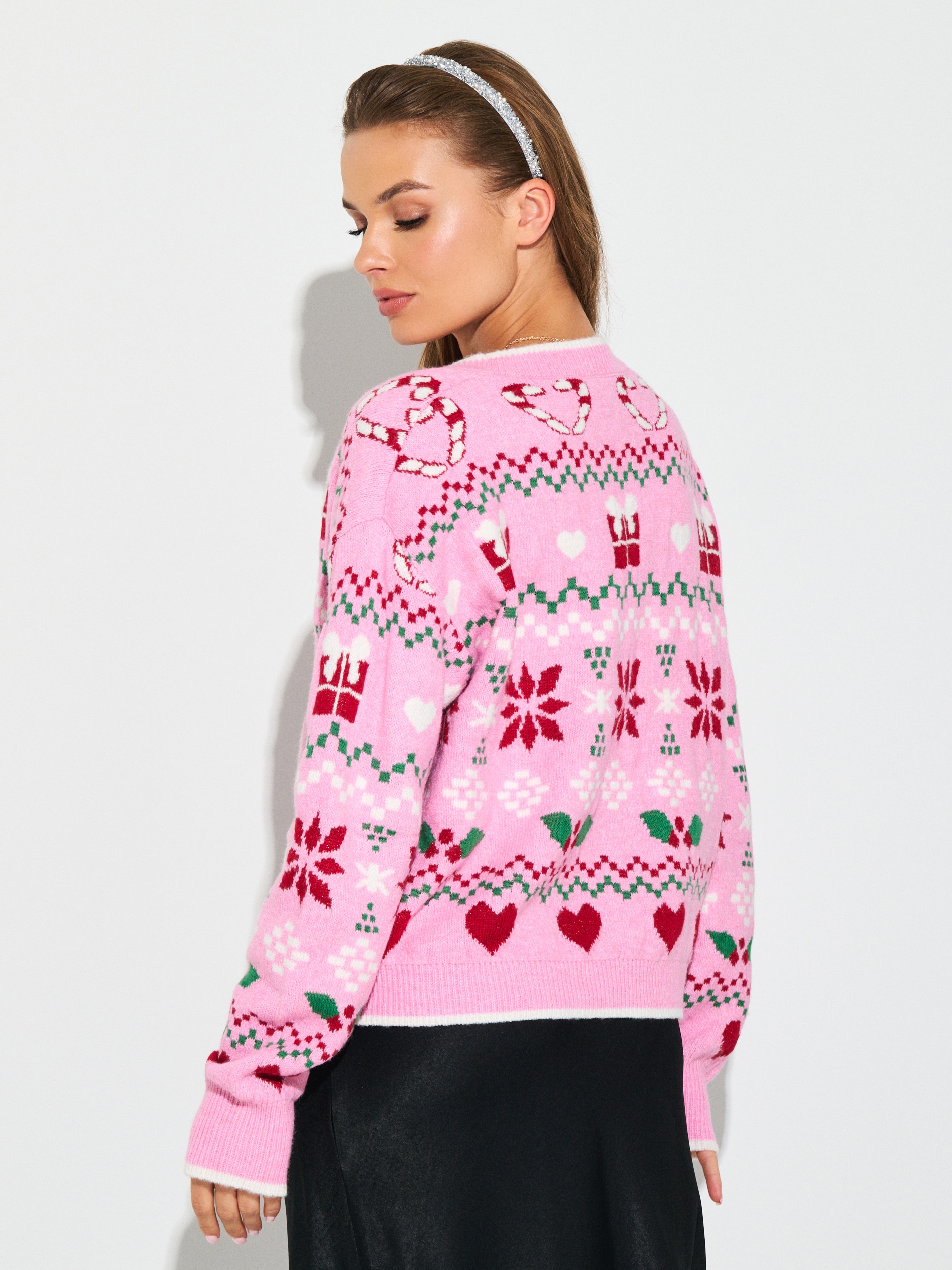 Sinsay - Πουλόβερ με χριστουγεννιάτικο θέμα - πολυχρωμο φωτογραφία