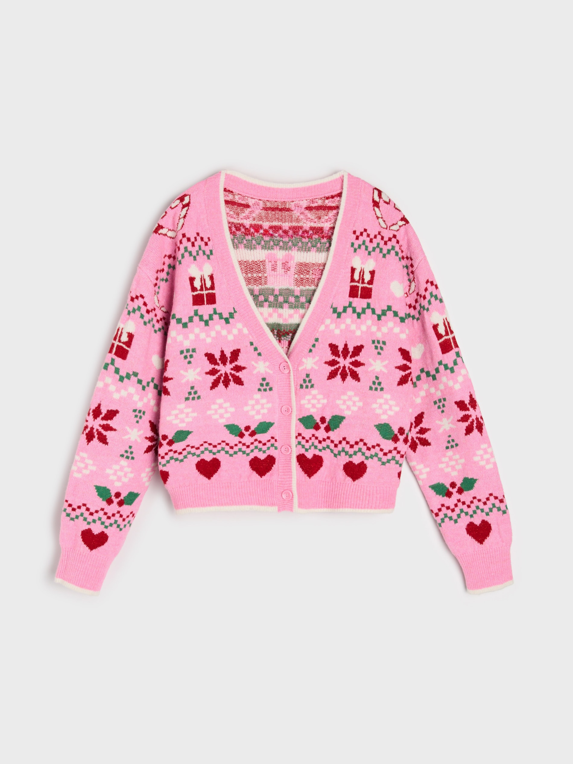 Sinsay - Πουλόβερ με χριστουγεννιάτικο θέμα - πολυχρωμο φωτογραφία