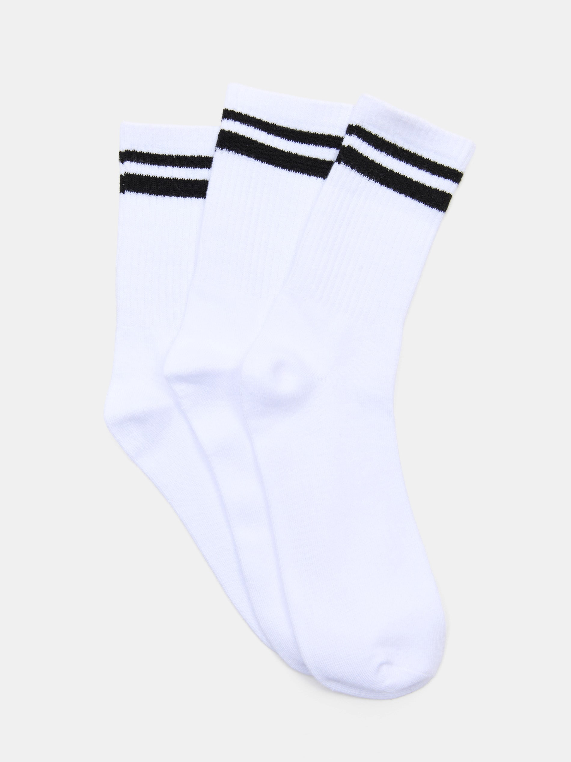 Sinsay - Σετ με 3 ζεύγη κάλτσες - λευκο φωτογραφία