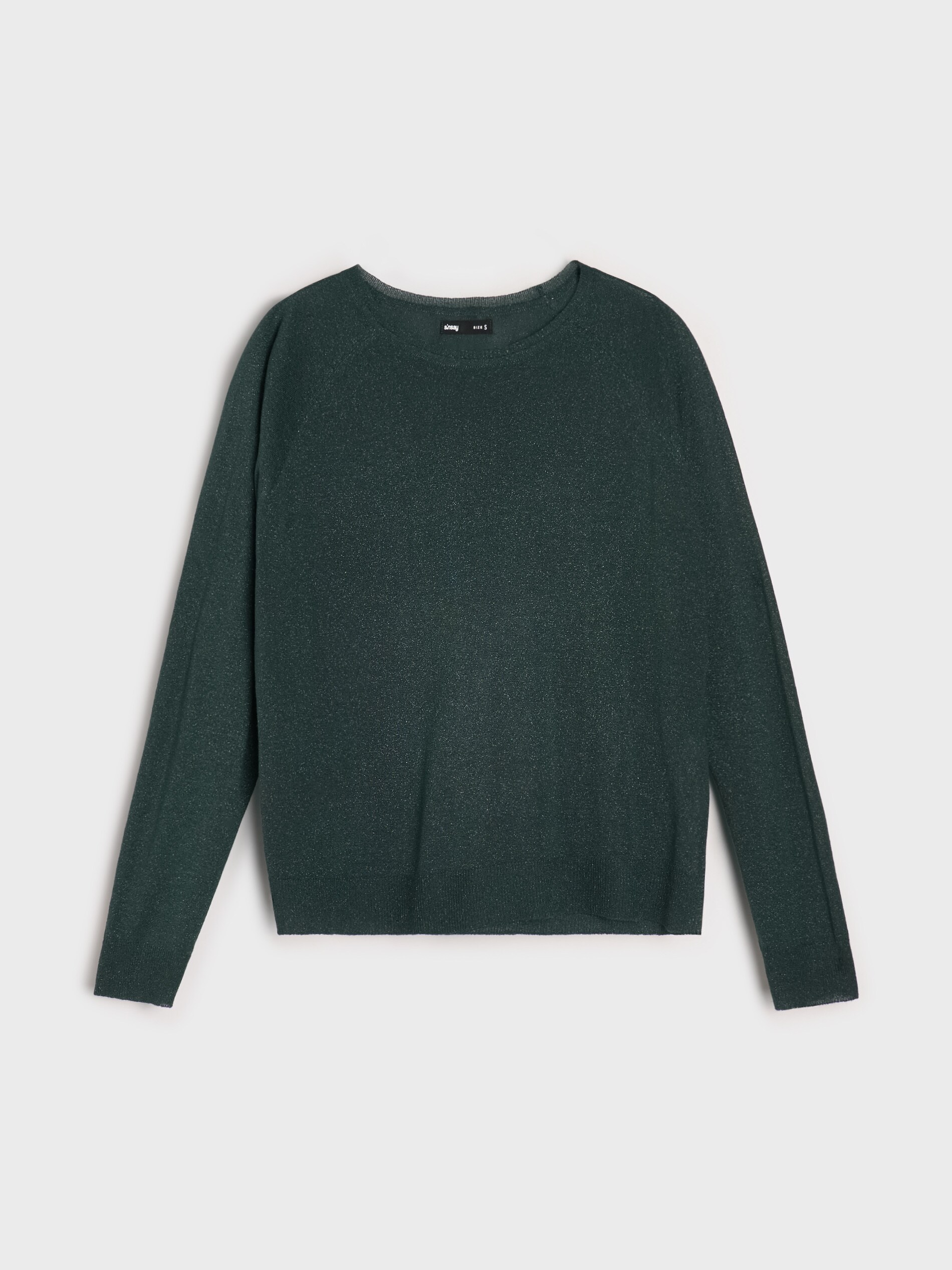 Sinsay - Πουλόβερ με μεταλλικό νήμα - κιτρινο πρασινο φωτογραφία