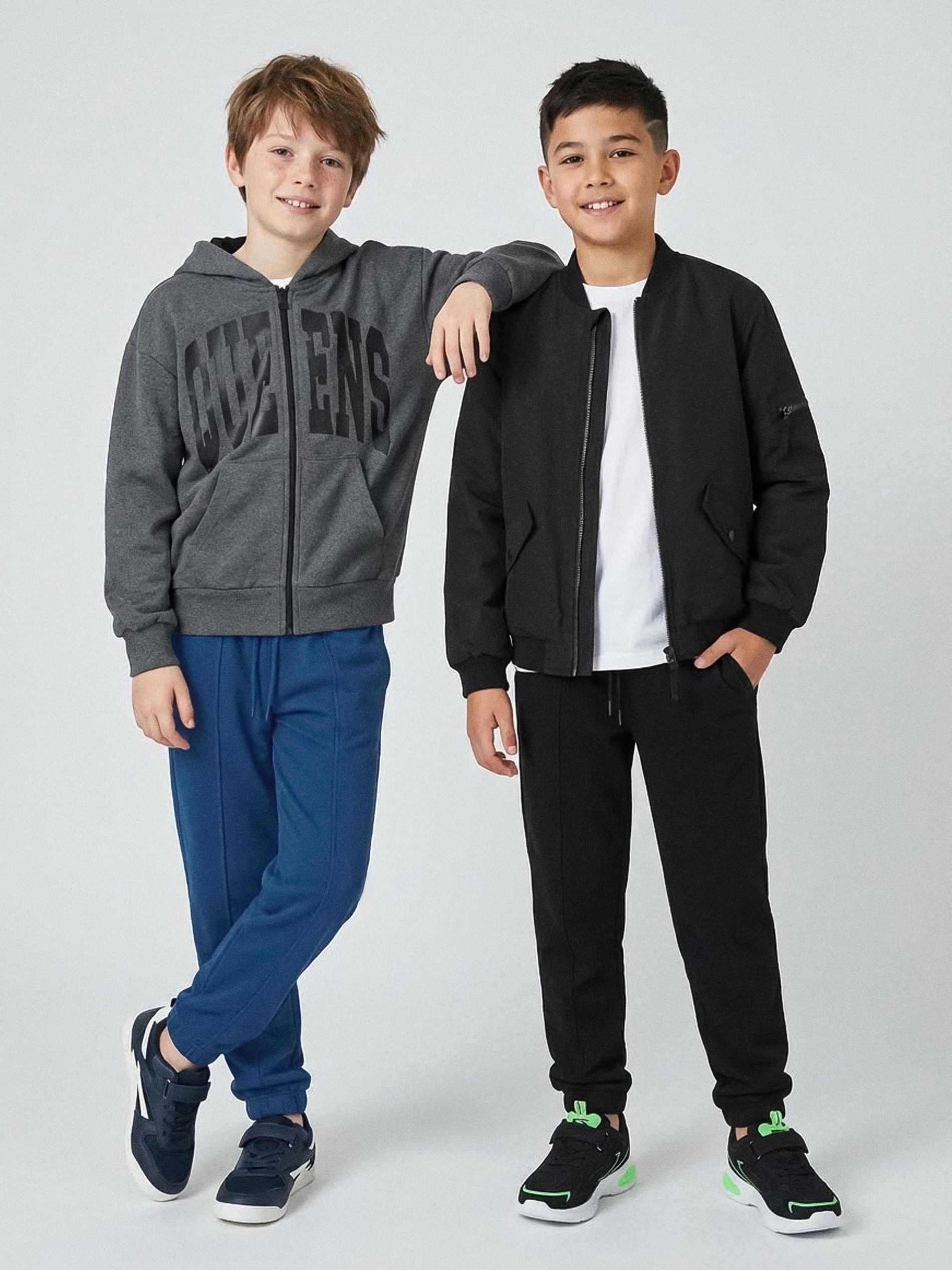 Sinsay - Spodnie jogger 2 pack - czarny