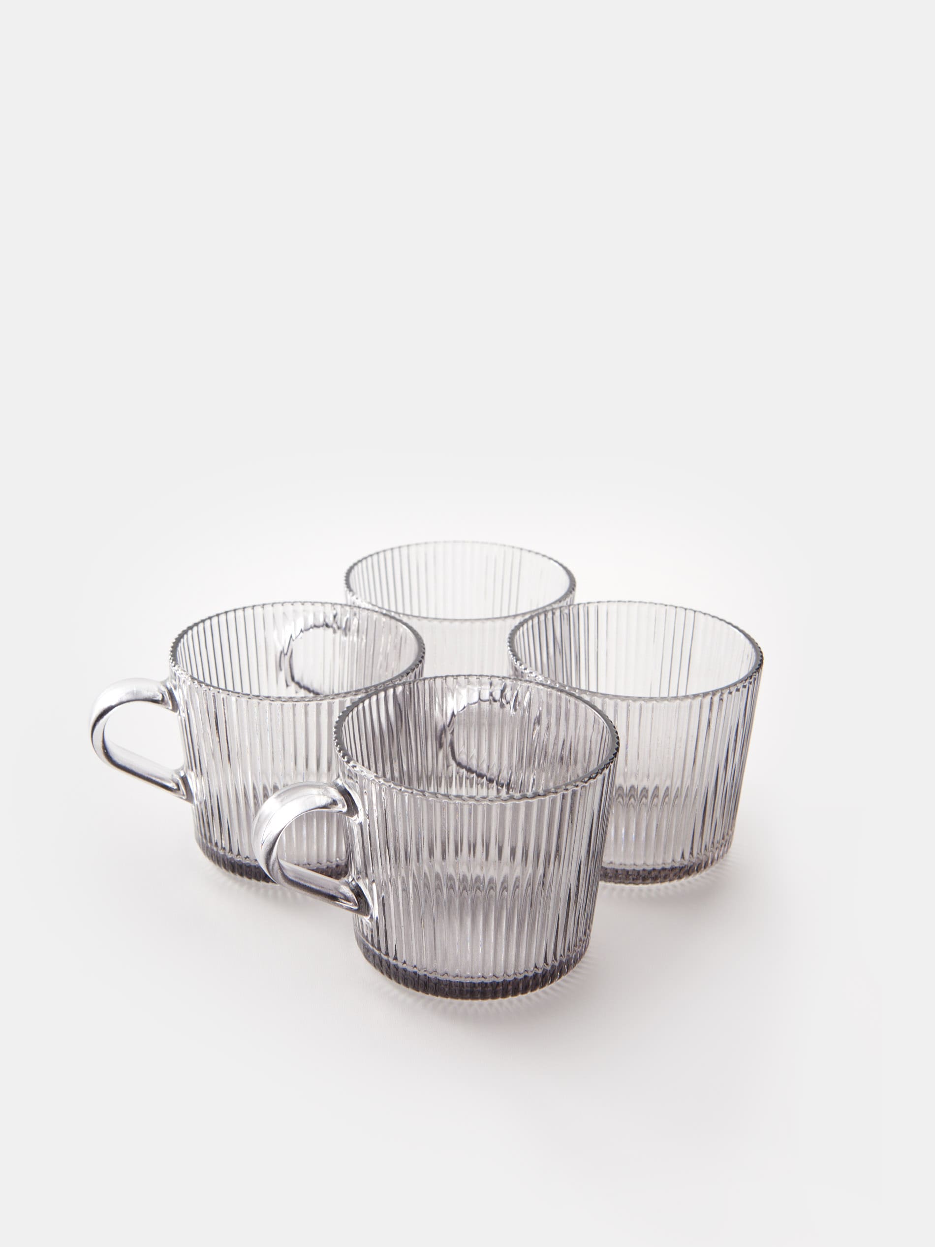 Sinsay - Σετ με 4 κούπες - σκουρο γκρι φωτογραφία